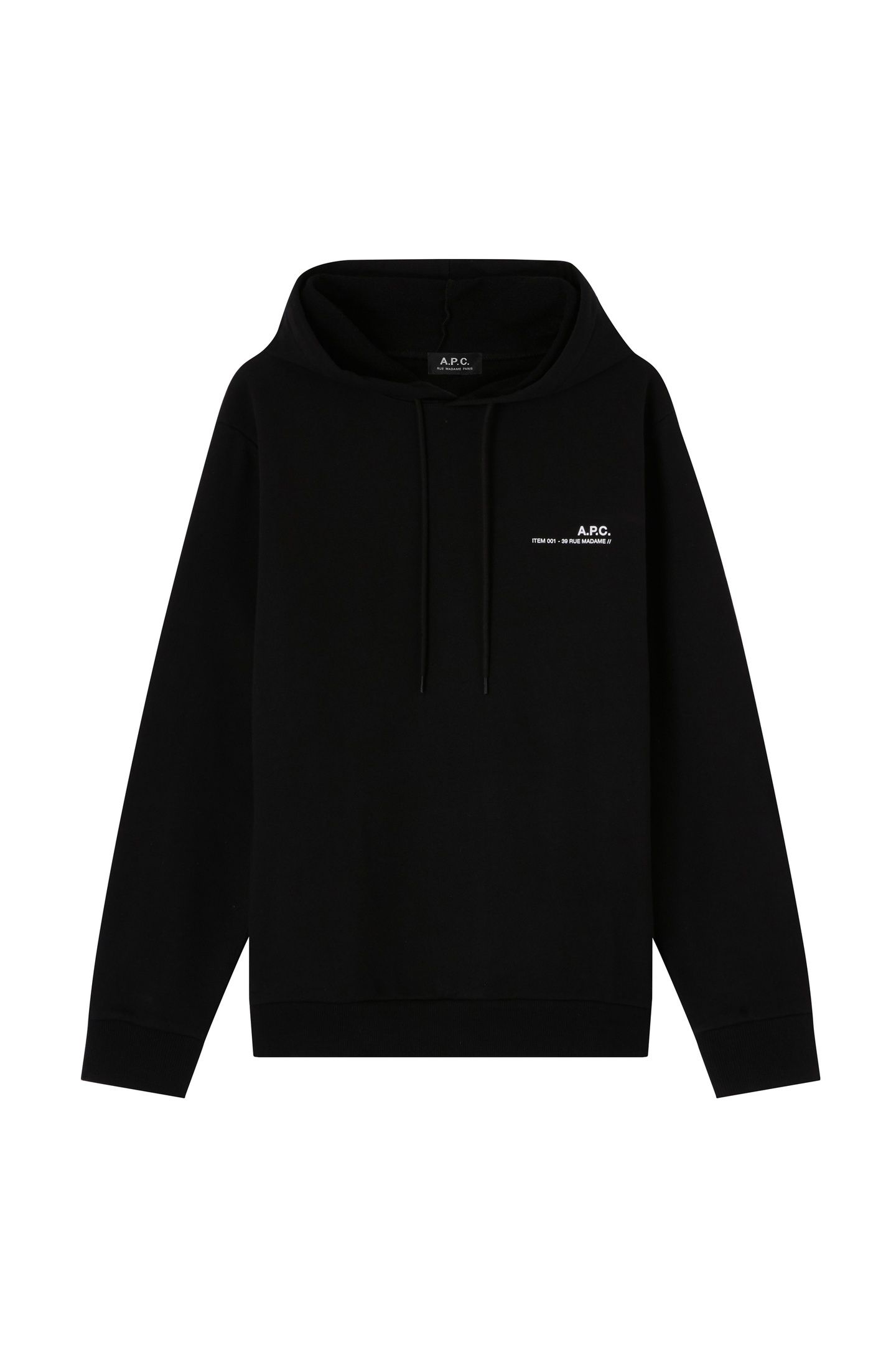 UNISEX HOODIE BLACK 2