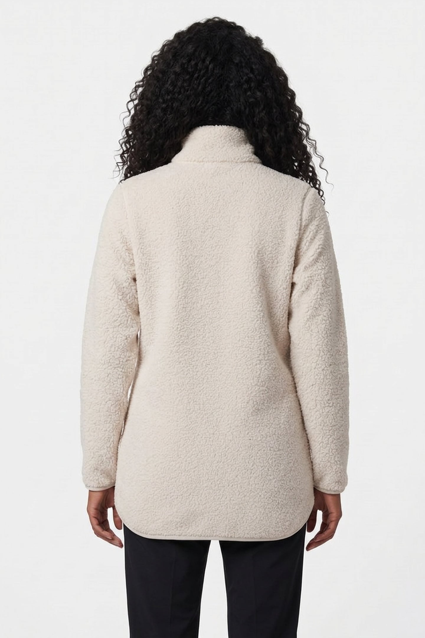 HIGH CURL COAT PALE SAND 2