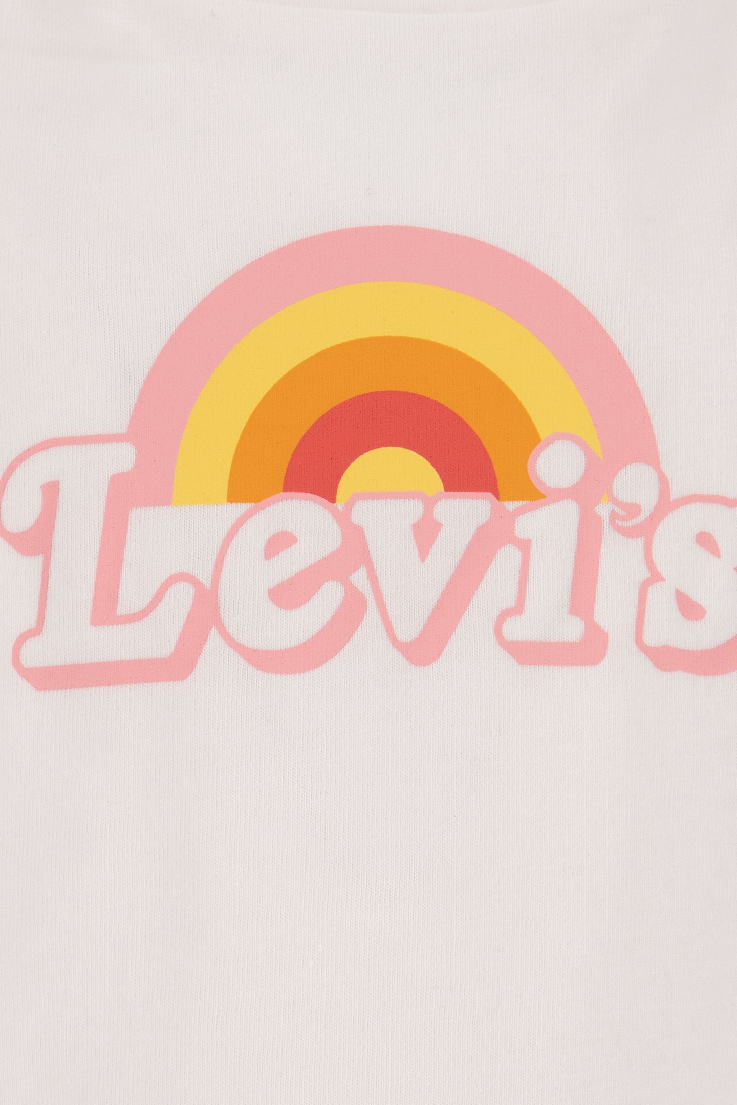 GIRLS SS RAINBOW GRAPHIC TEE WHITE ALYSSUM 2