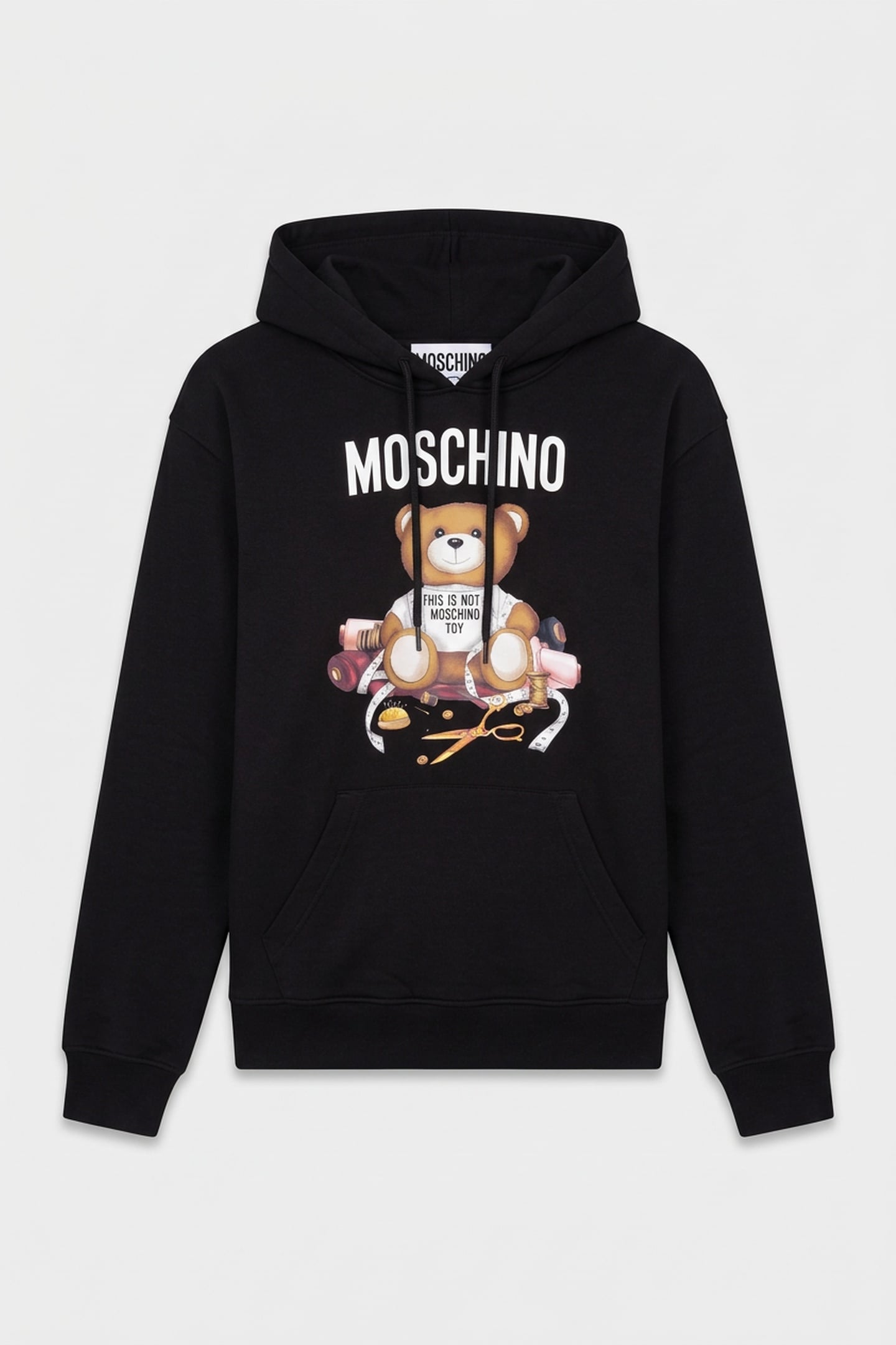 TAILOR TEDDY BEAR HOODIE BLACK 3
