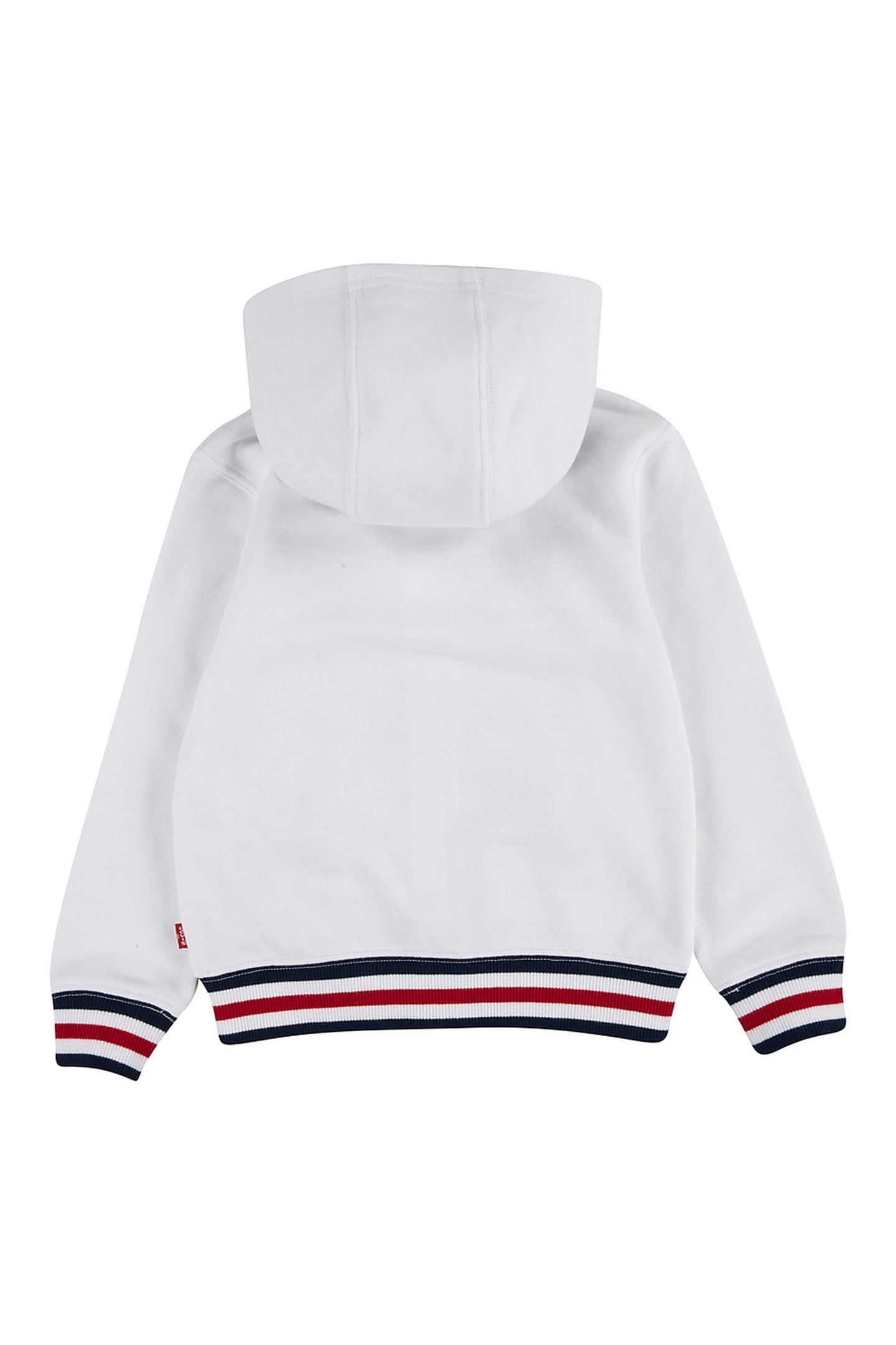 BOYS SPORTSWEAR LOGO ZIP HOODIE WHITE 2