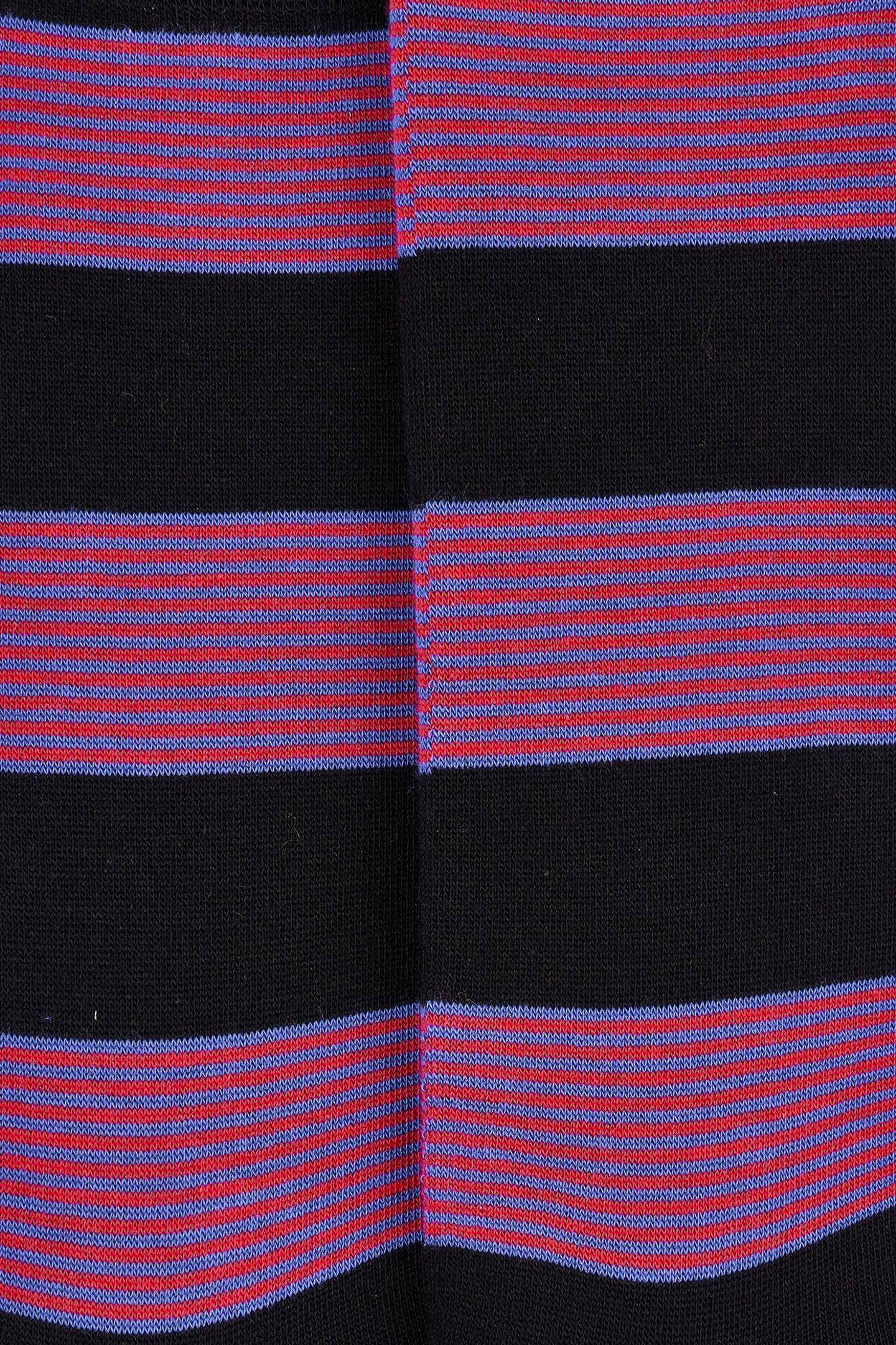 MEN SOCK JOHNNY STRIPE BLACK 3