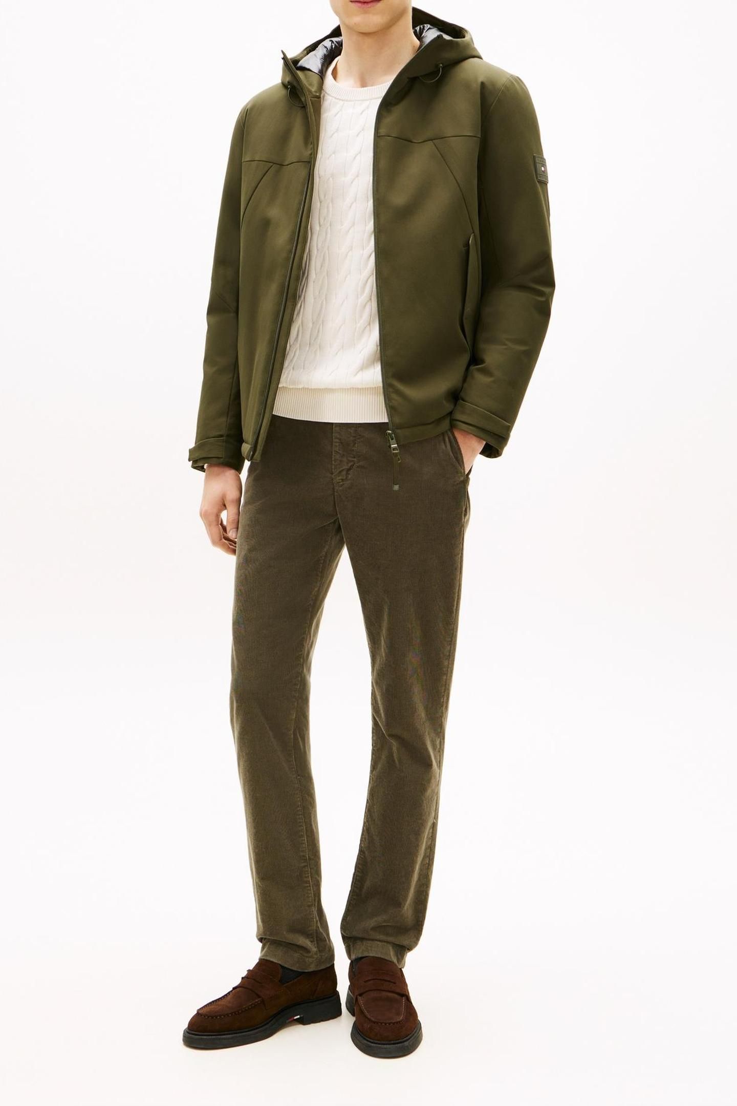 TECH HOODED SHORT PARKA HUNTSMAN GREEN 1