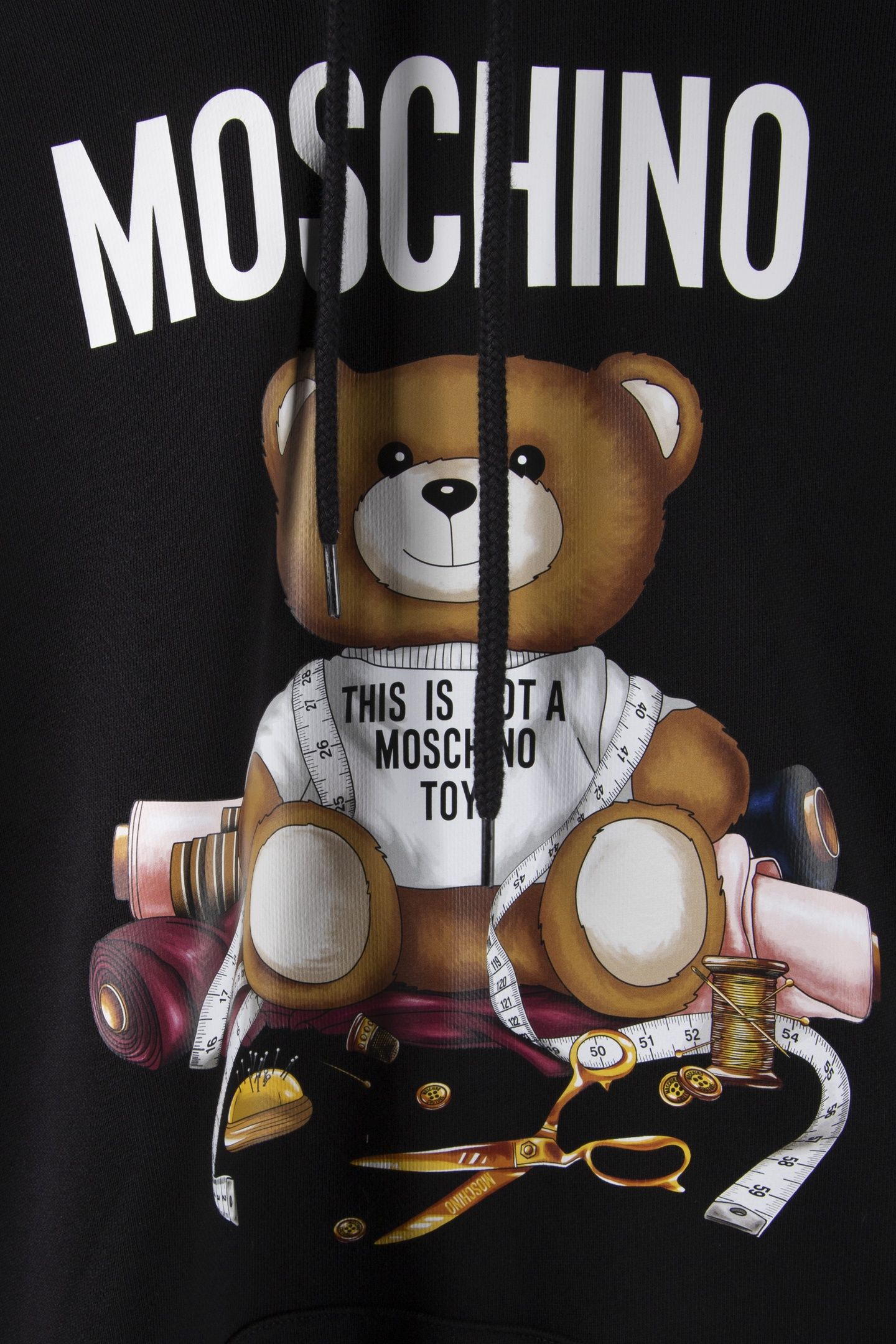 TAILOR TEDDY BEAR HOODIE BLACK 4