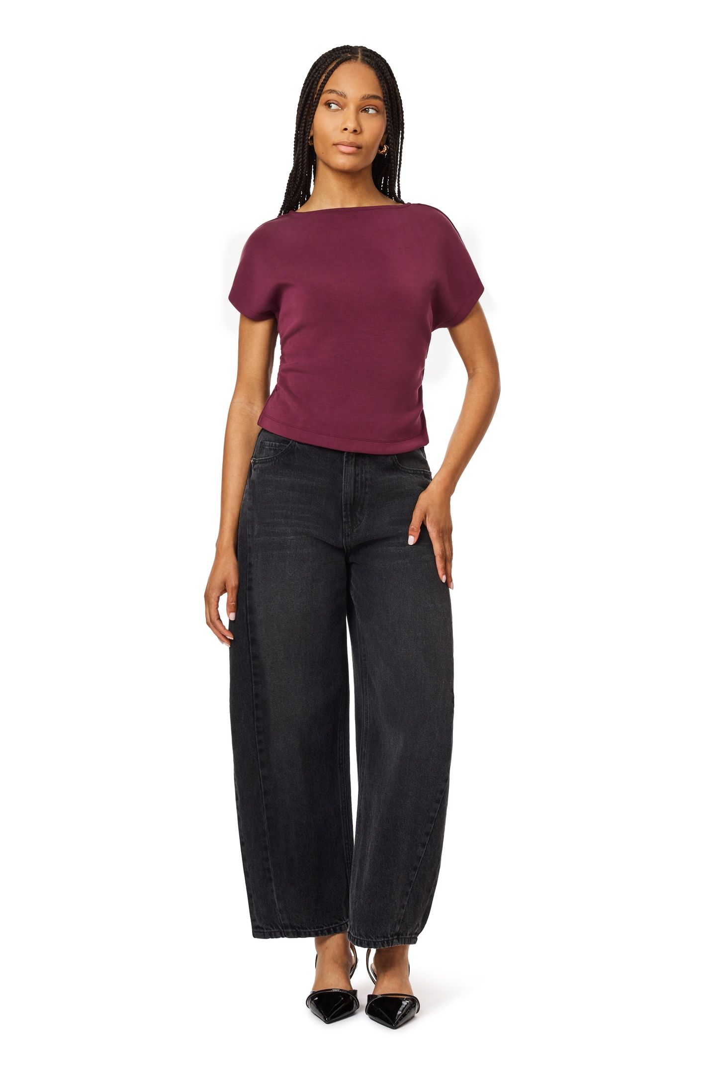 TEE WITH ROUCHED SIDE SEAM FIG 3