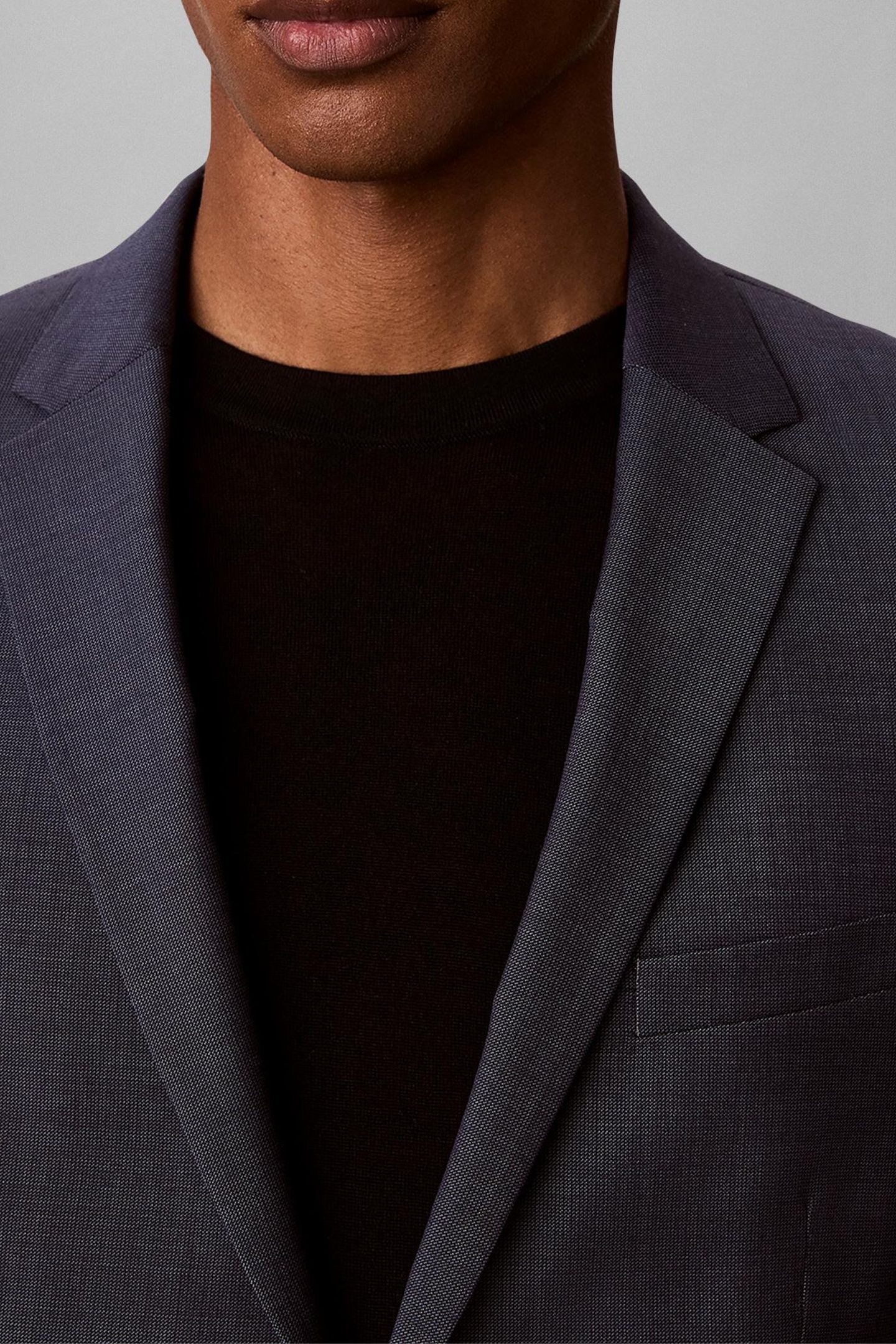 LS MICRO DOT SLIM BLAZER SLATE BLUE 7