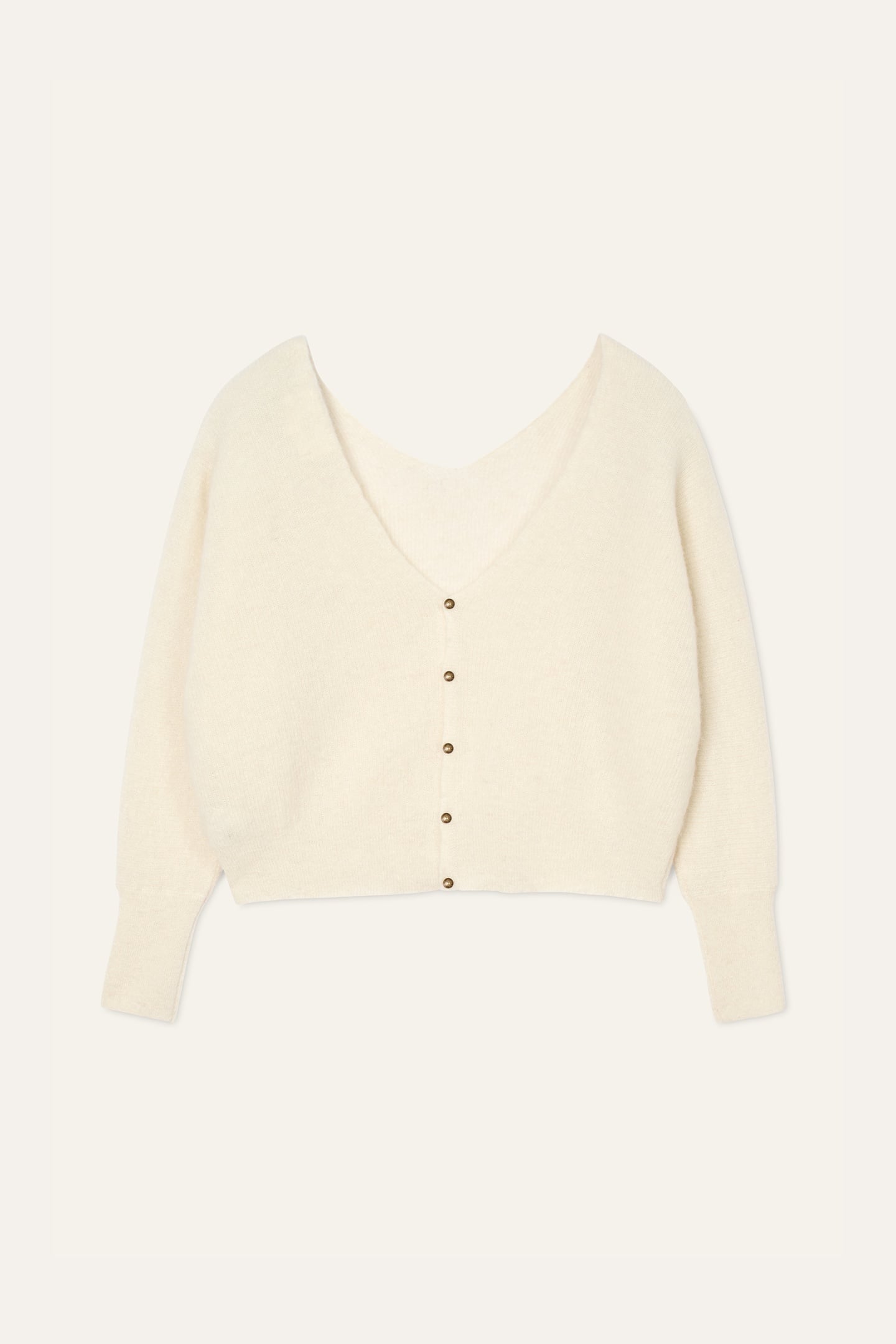 LONG SLEEVES KNIT ECRU 3