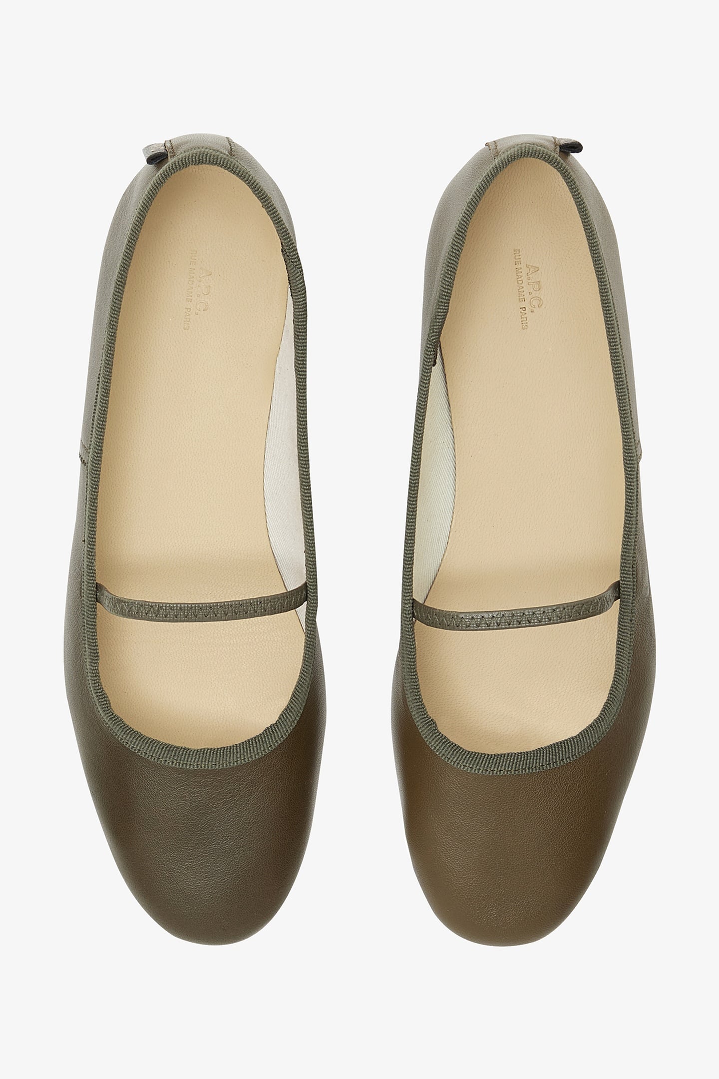 BALLET FLATS SWAN KHAKI 2