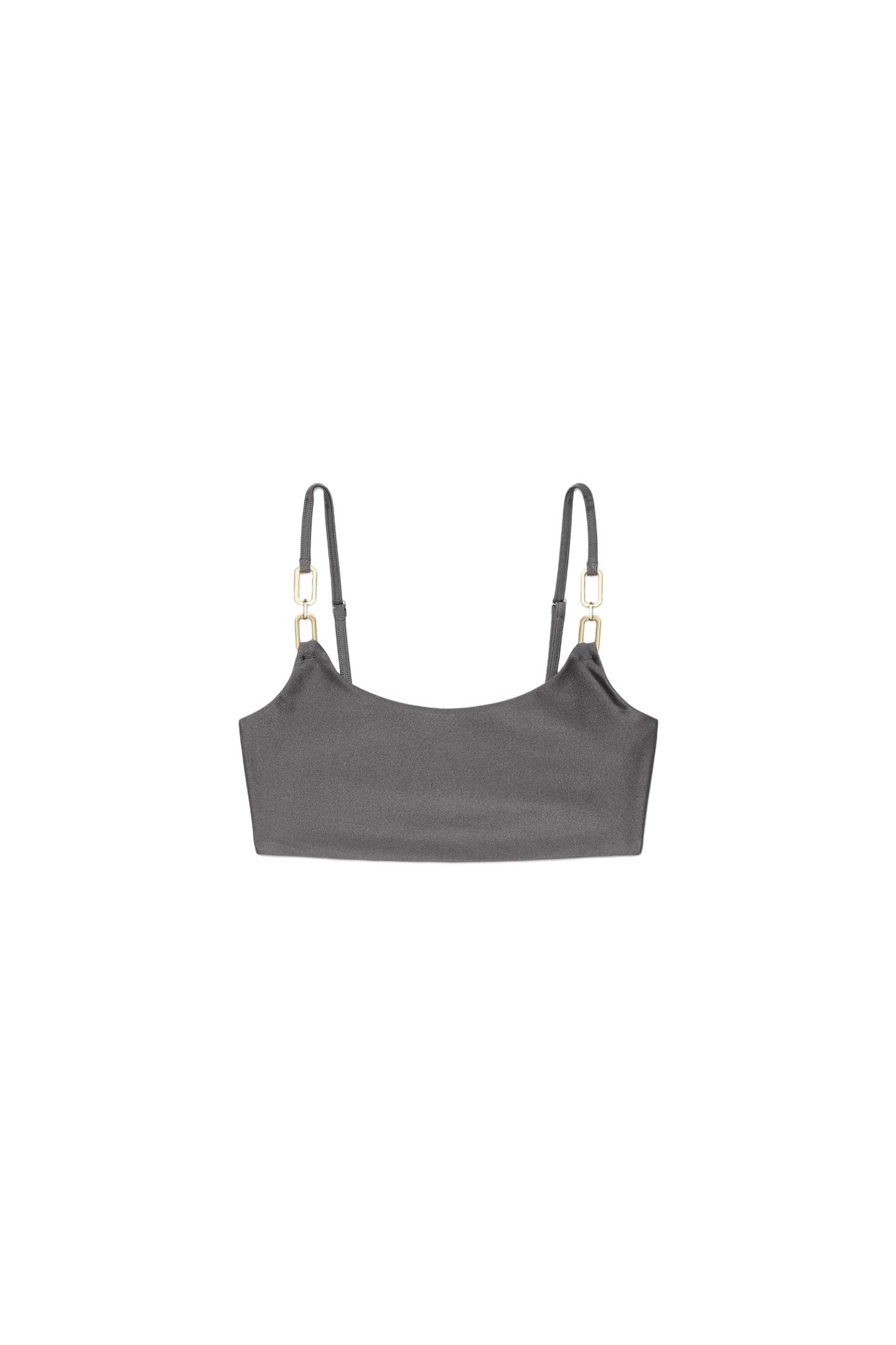TALARIA BIKINI TOP GUNMETAL GREY 4