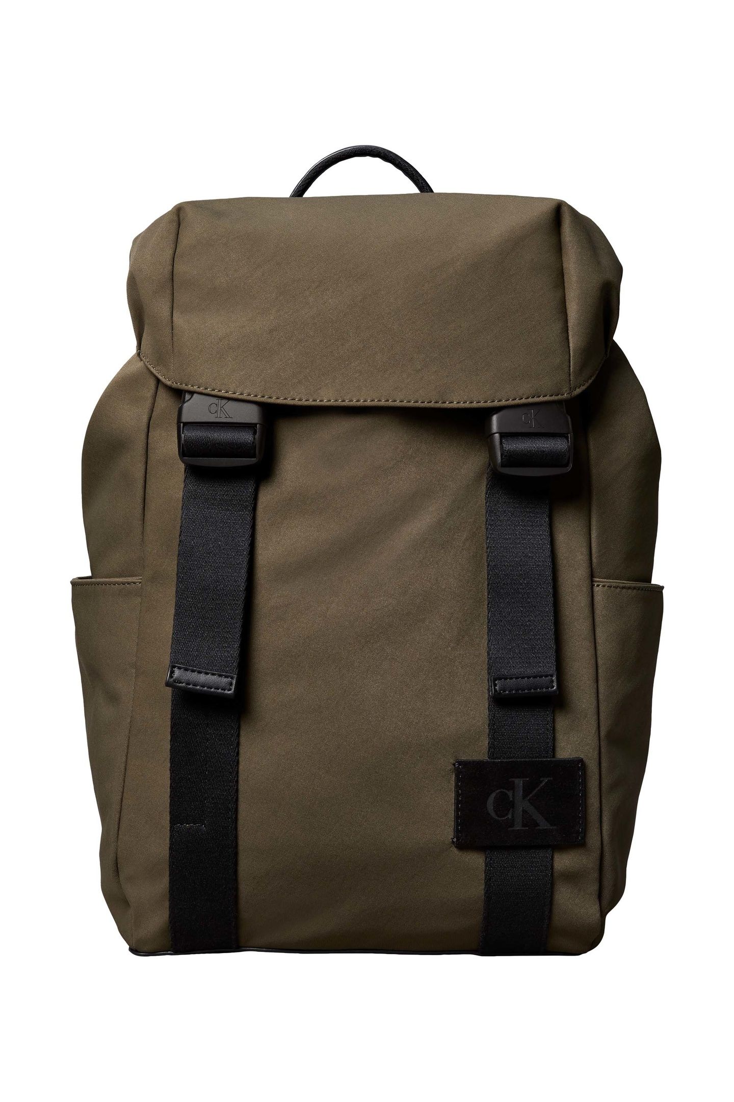CANVAS MIX BACKPACK DEEP OLIVE 2