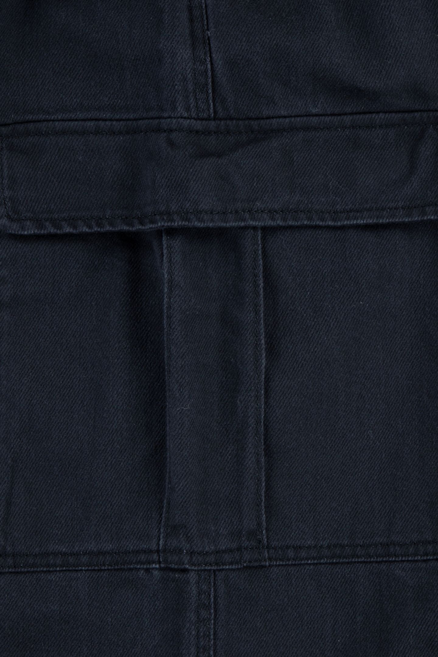 GIRLS TWILL '94 BAGGY WIDE LEG JET BLACK 4