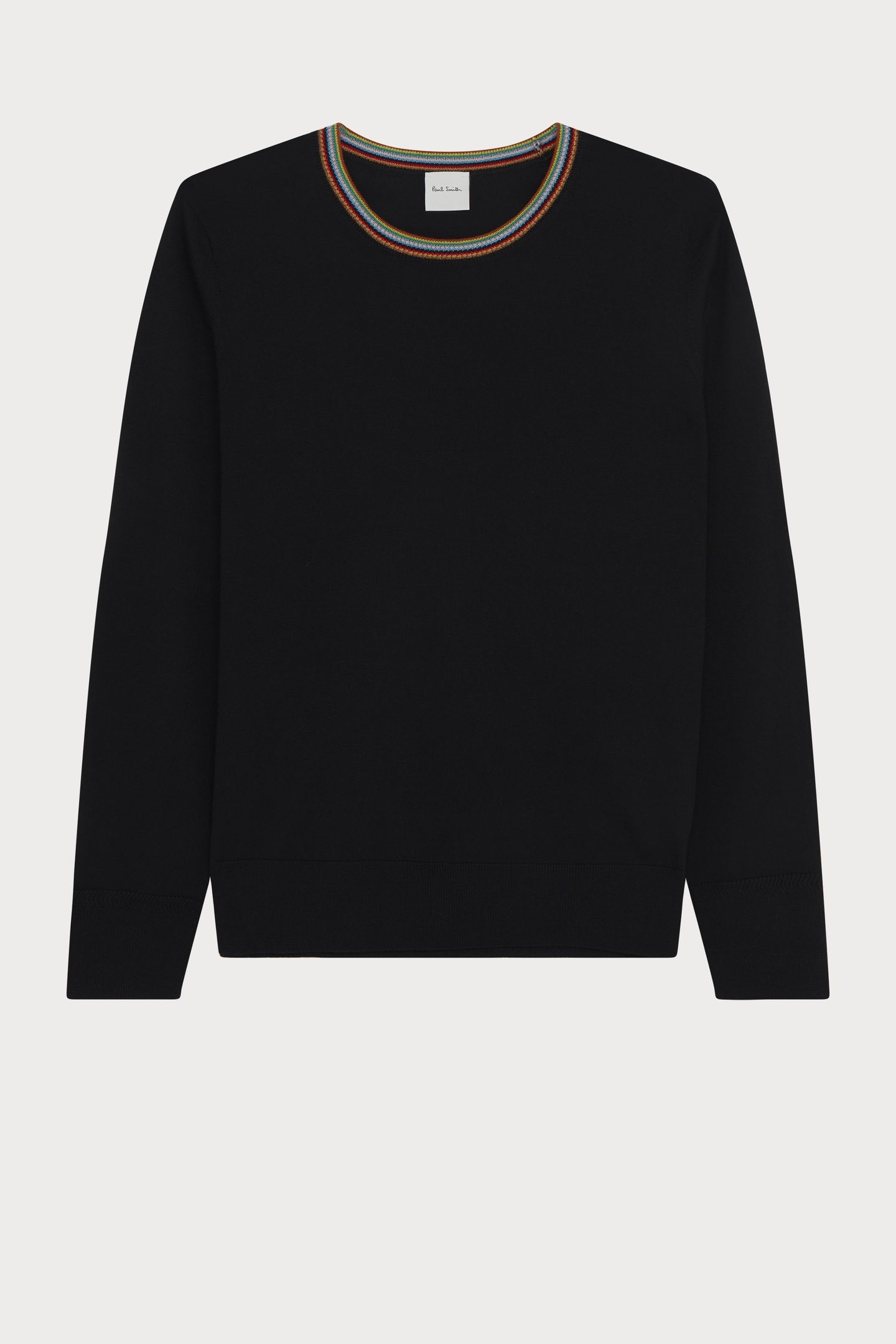 WOMENS KNITTED SWEATER CREW NECK BLACK 5