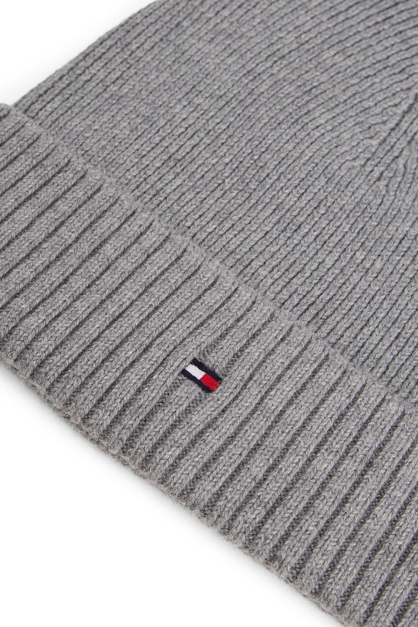 TH FLAG PIMA COTTON MID GREY HEATHER 4