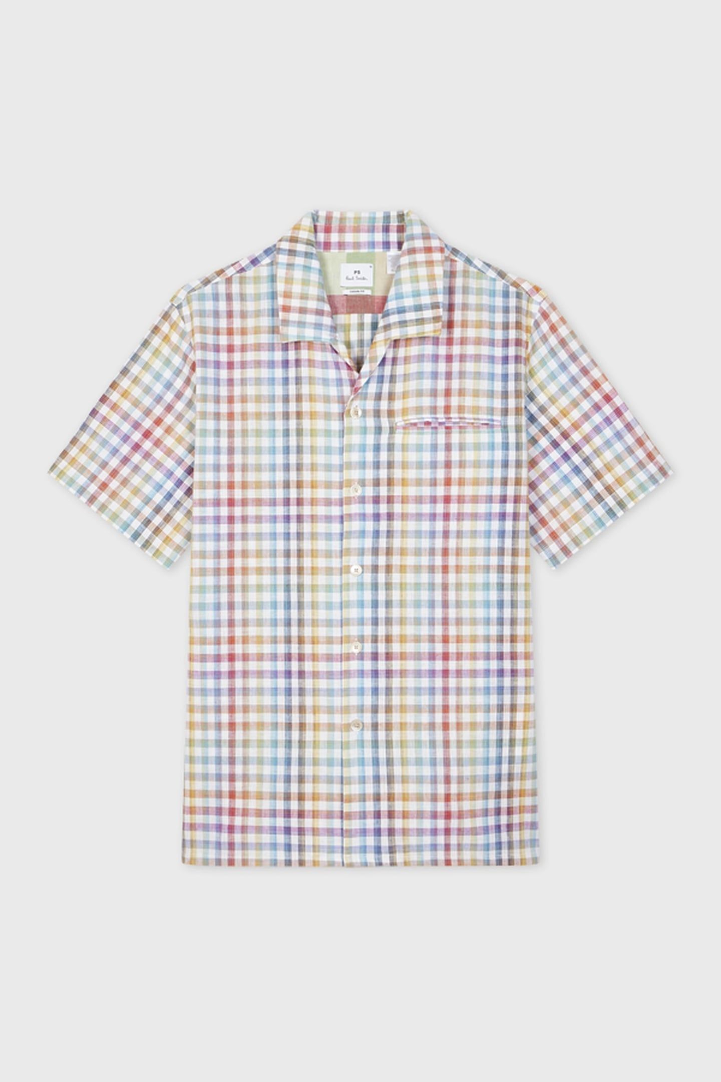 MENS SS CASUAL FIT SHIRT OFF WHITE 4