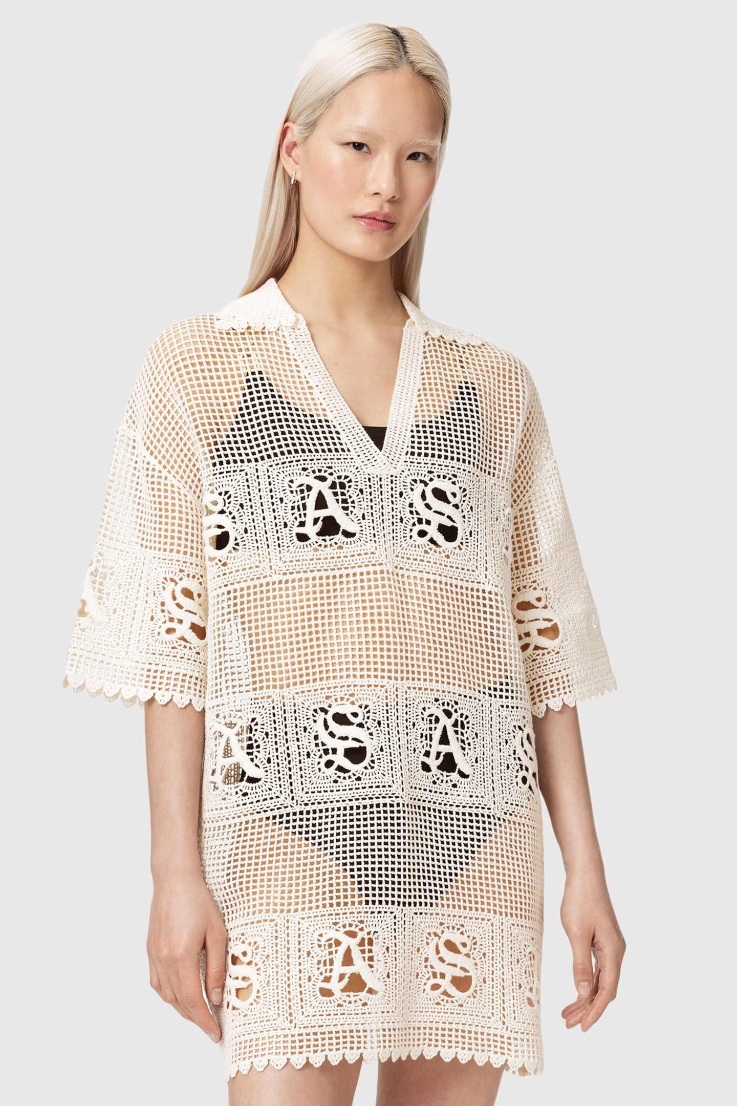 KYRA MINI DRESS CHALK WHITE 1