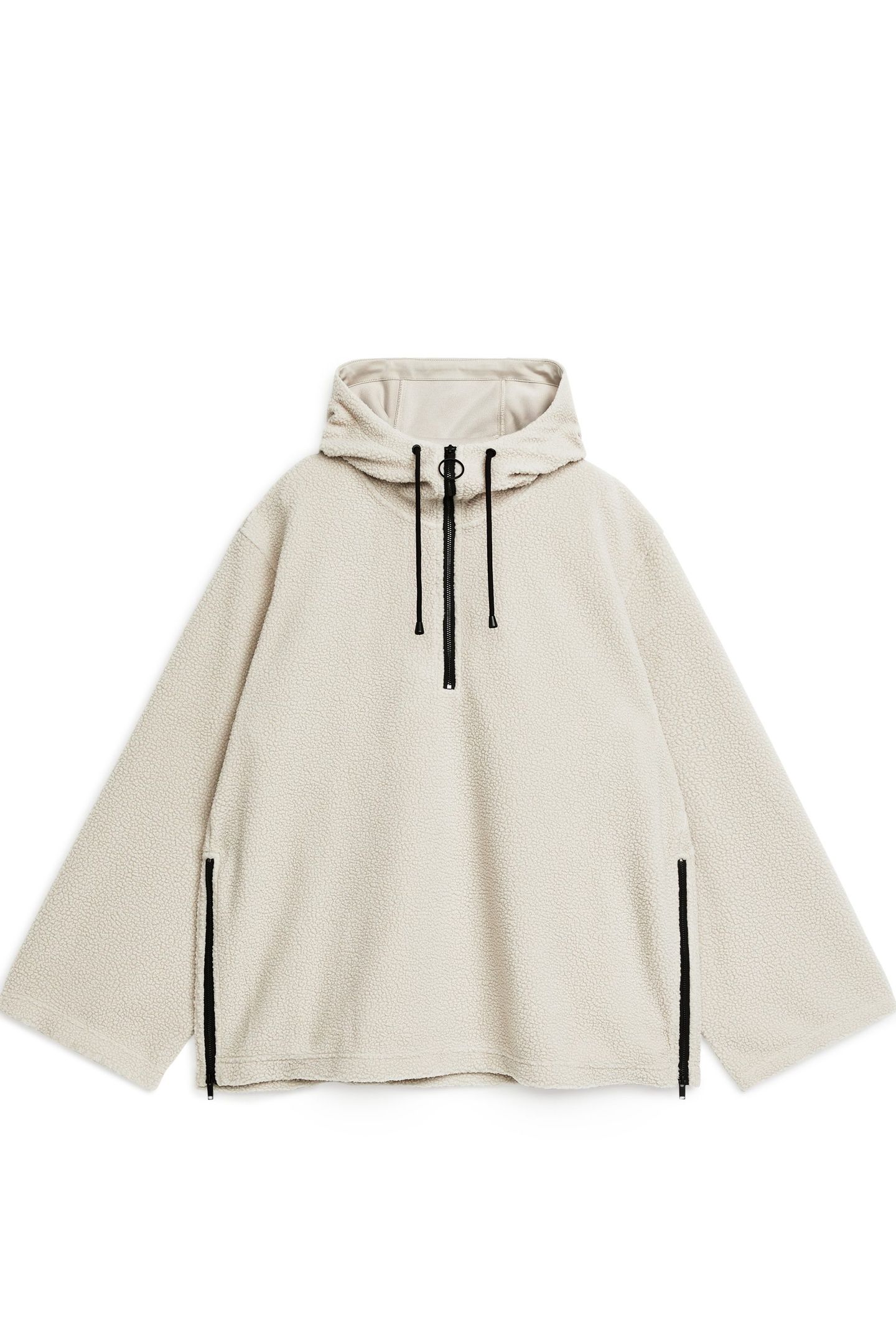 MACK FLEECE HOODIE BEIGE 3