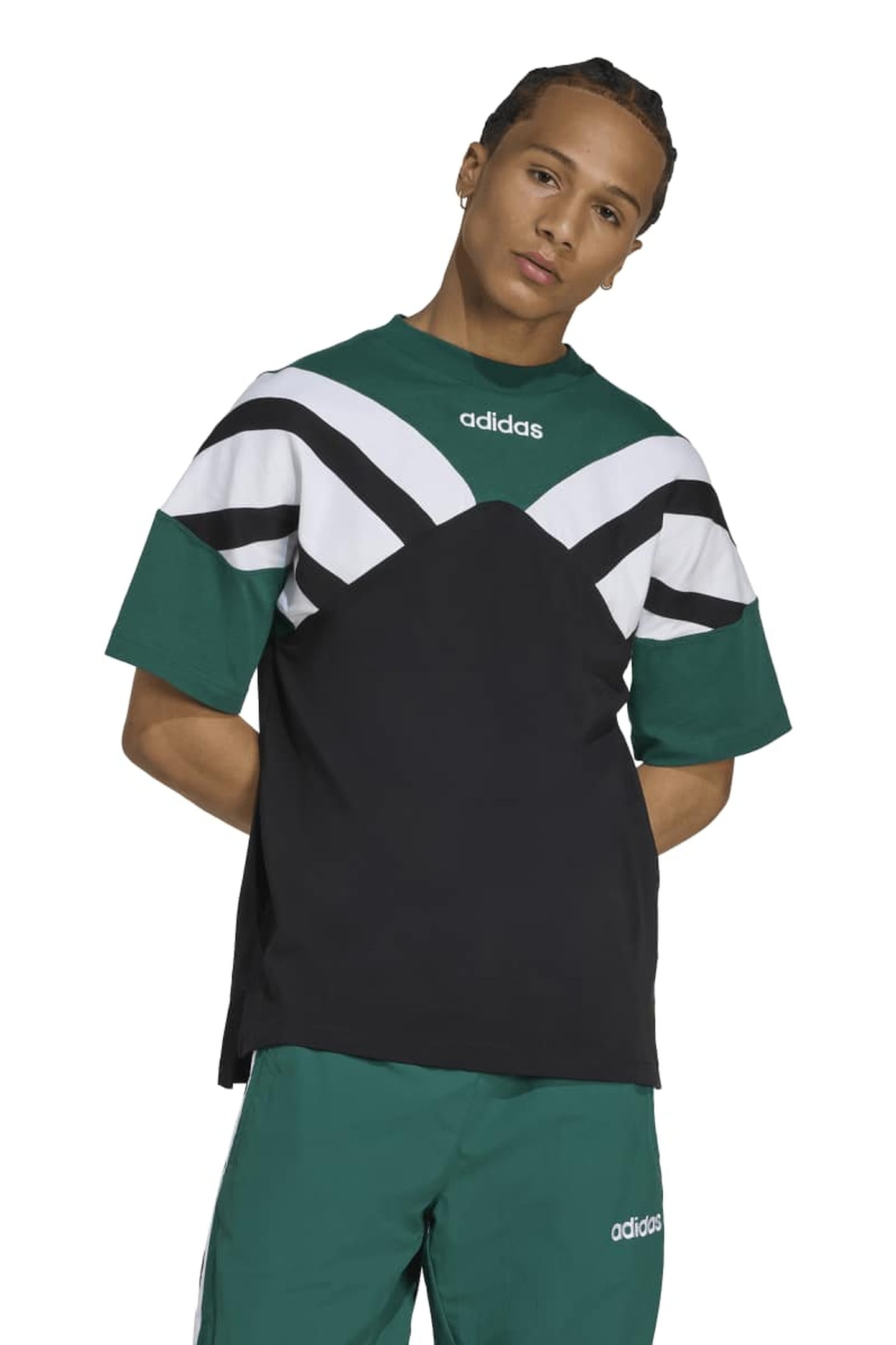 UNISEX CUTLINE TEE BLACK 1