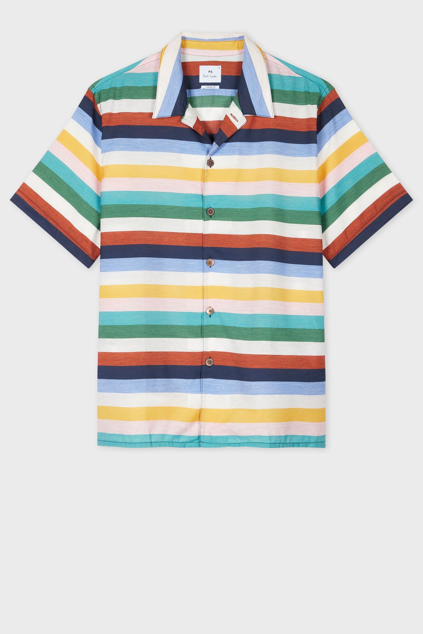 MENS SS CASUAL FIT SHIRT CYCLIST STRIPE 3