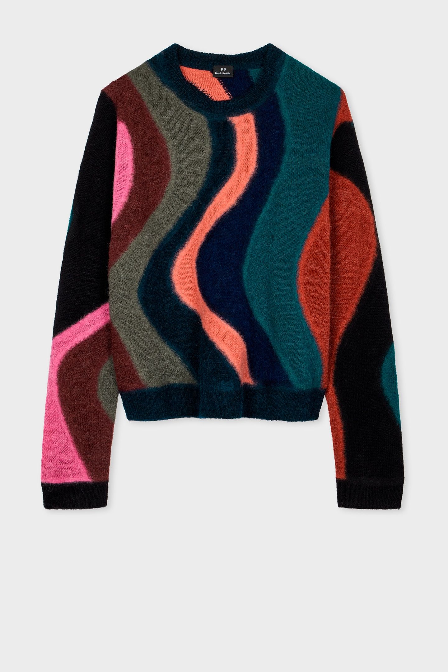 WOMENS KNITTED SWEATER CREW NECK BLACK 4