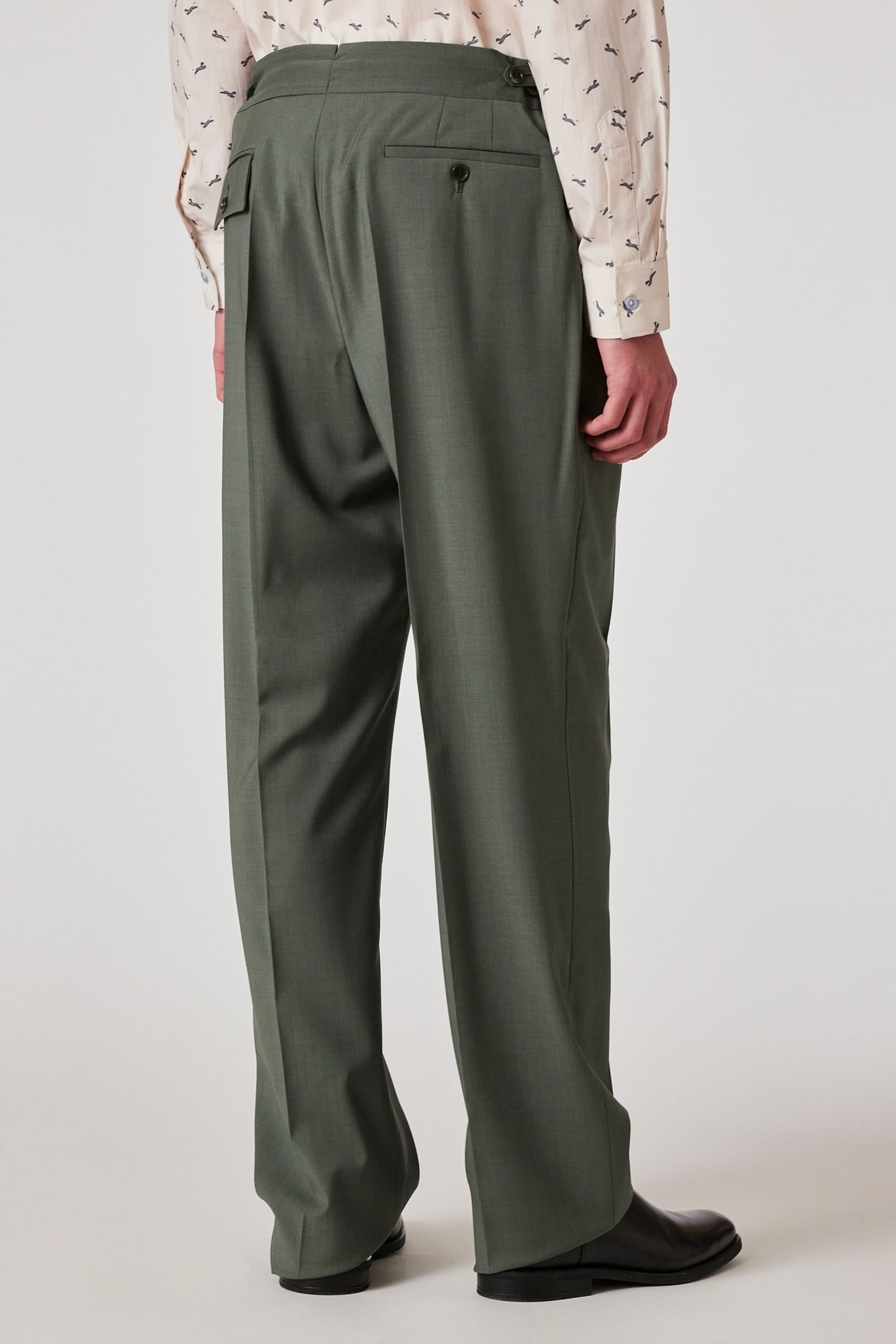 MENS TROUSER PETROL GREEN 4