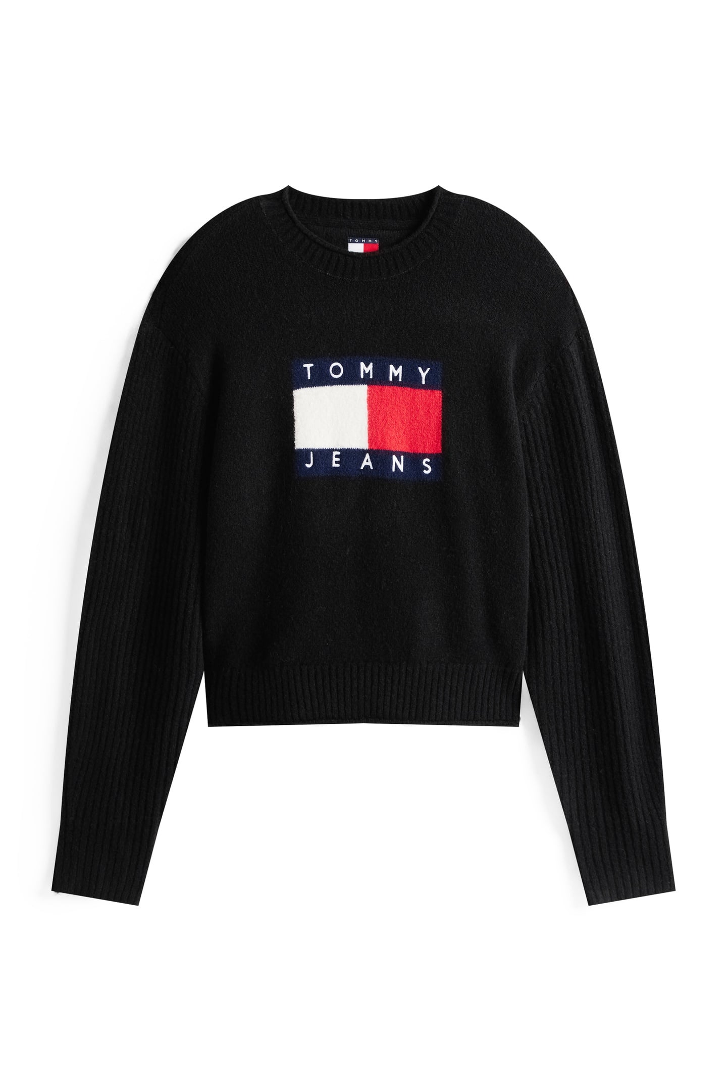 TJW MELANGE FLAG SWEATER BLACK HEATHER 4