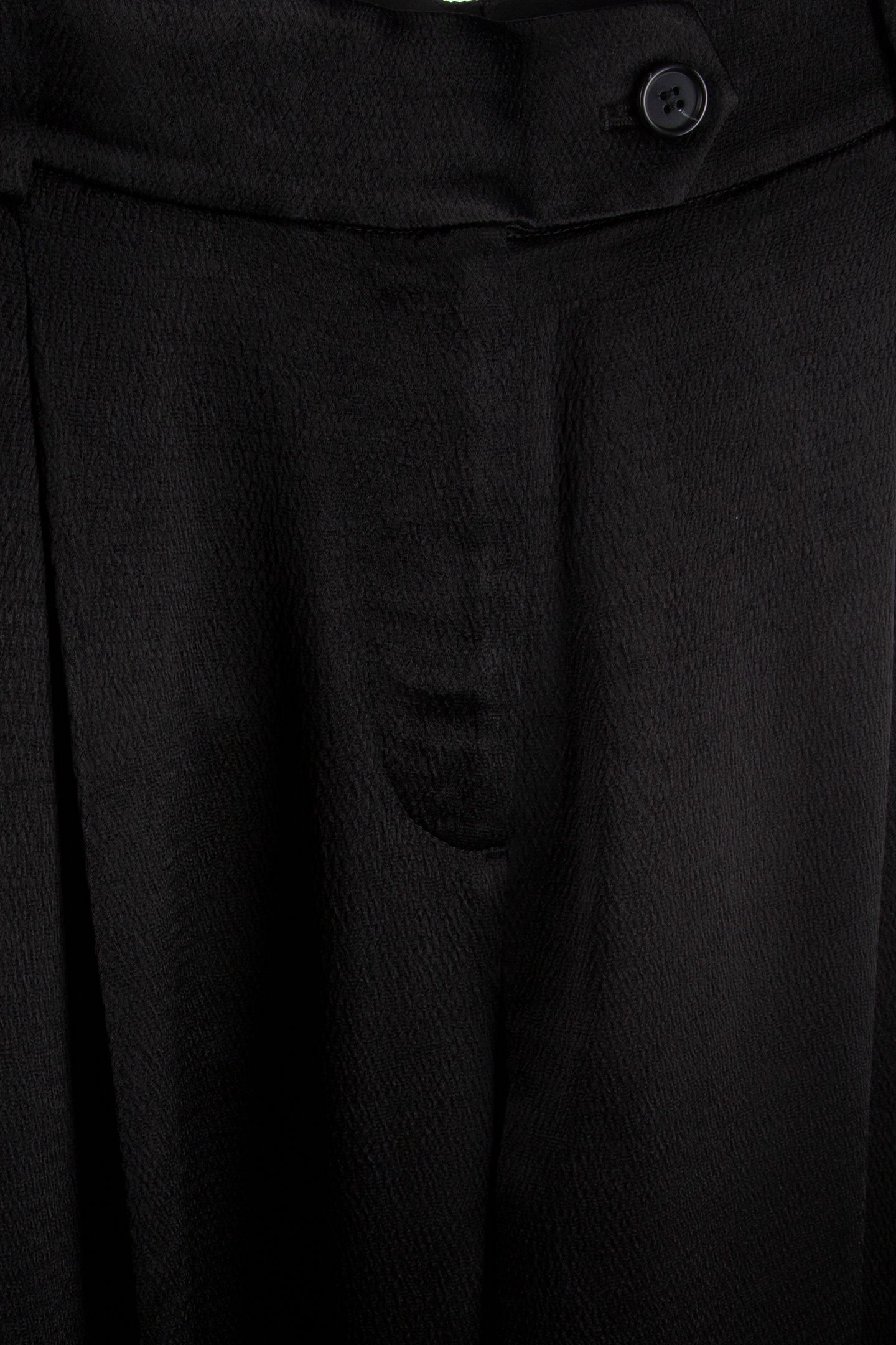 EIJA SLOUCHY SATIN TROUSERS BLACK 4