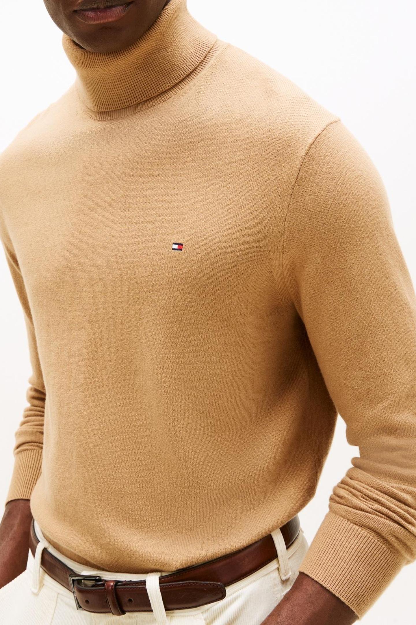 PIMA COTTON CASHMERE SWEATER TIMELESS CAMEL 5