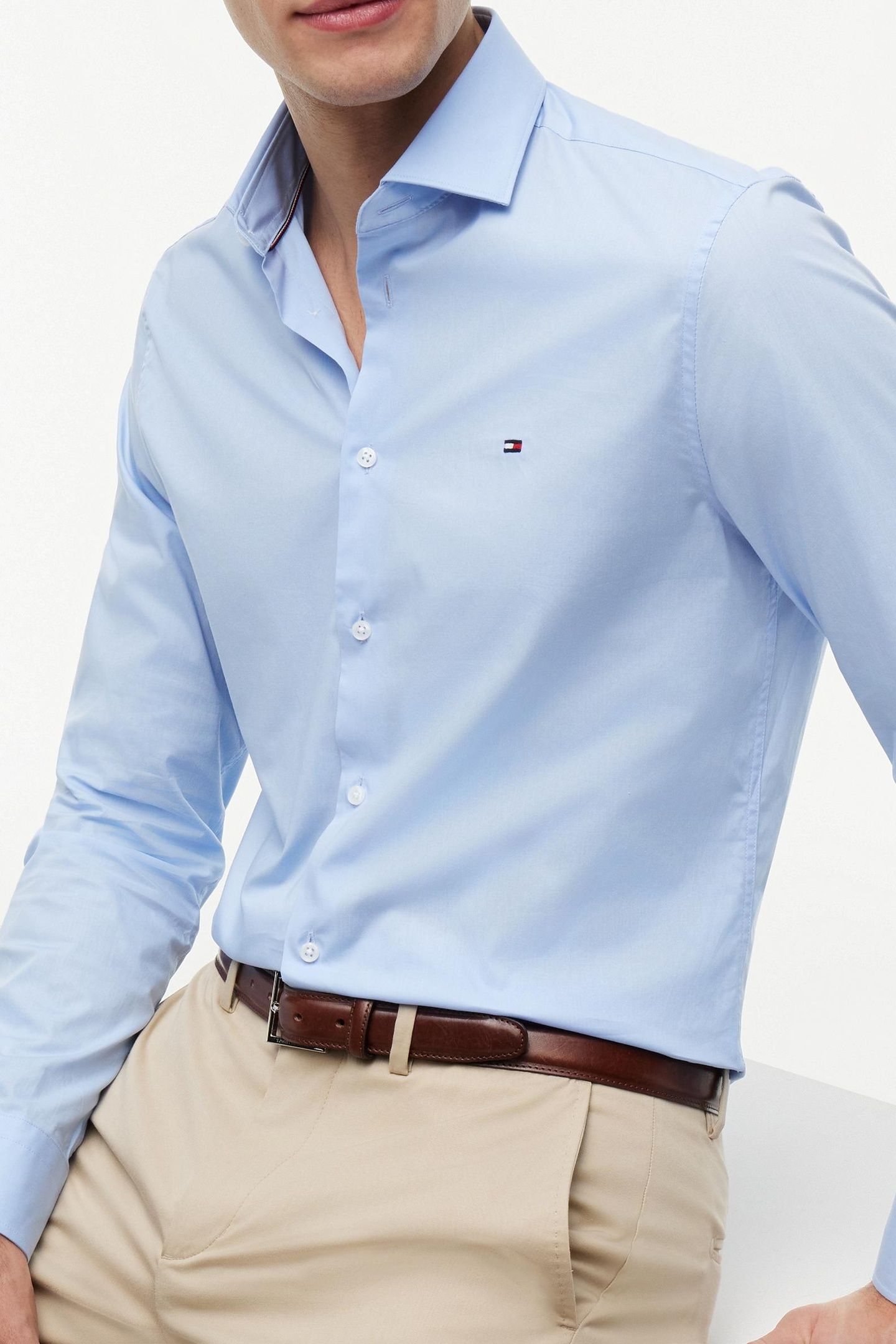CORE CL FLEX POPLIN CUSTOM COLOR LIGHT BLUE 5