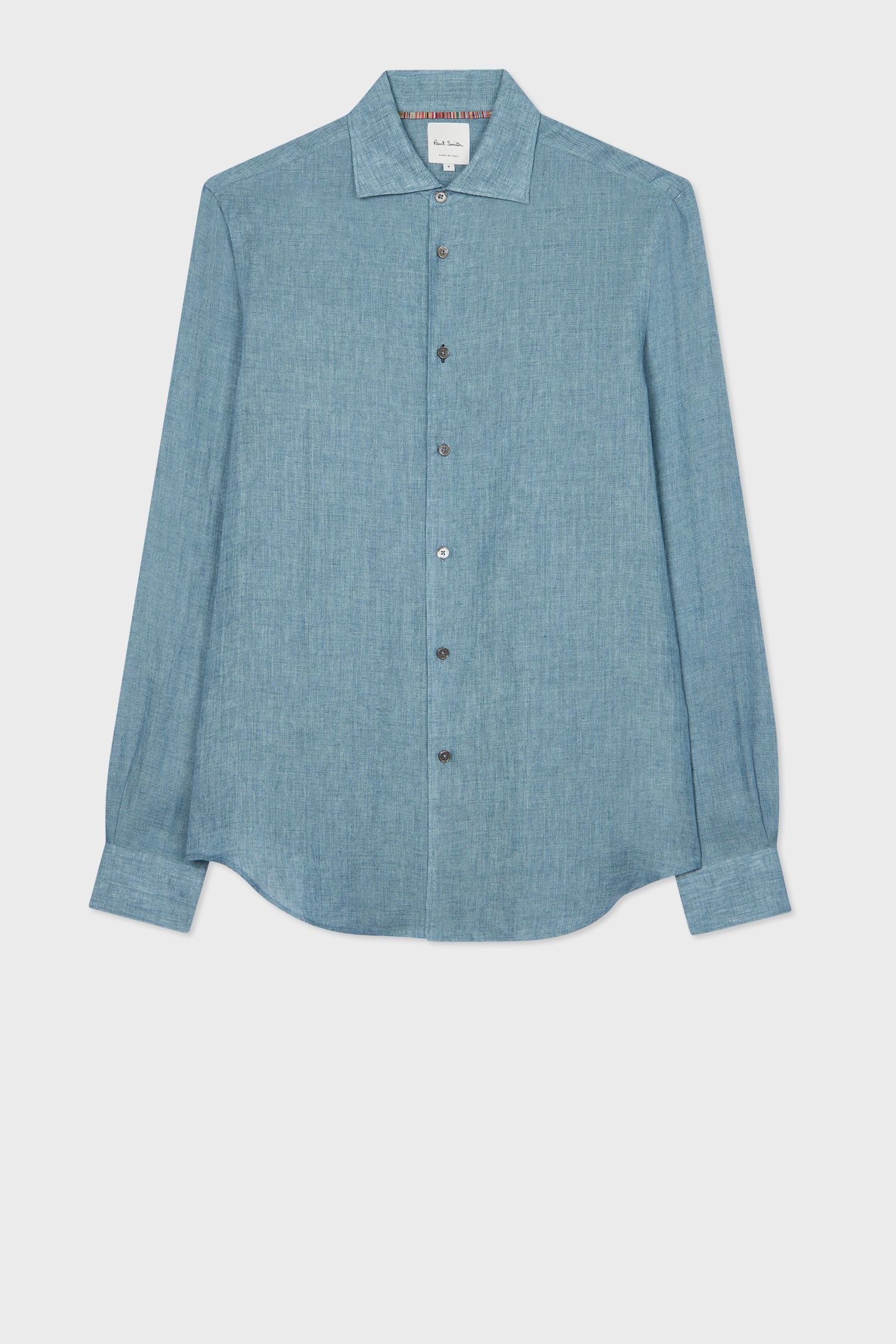 MENS S/C SLIM FIT SHIRT LIGHT BLUE 1