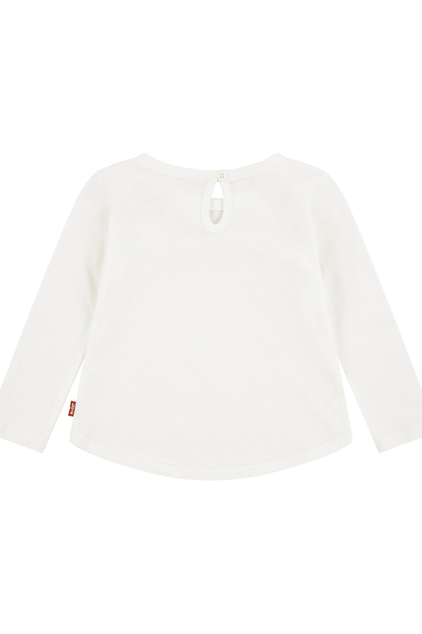 GIRLS CURVED HEM LS TEE SUGAR SWIZZLE 2