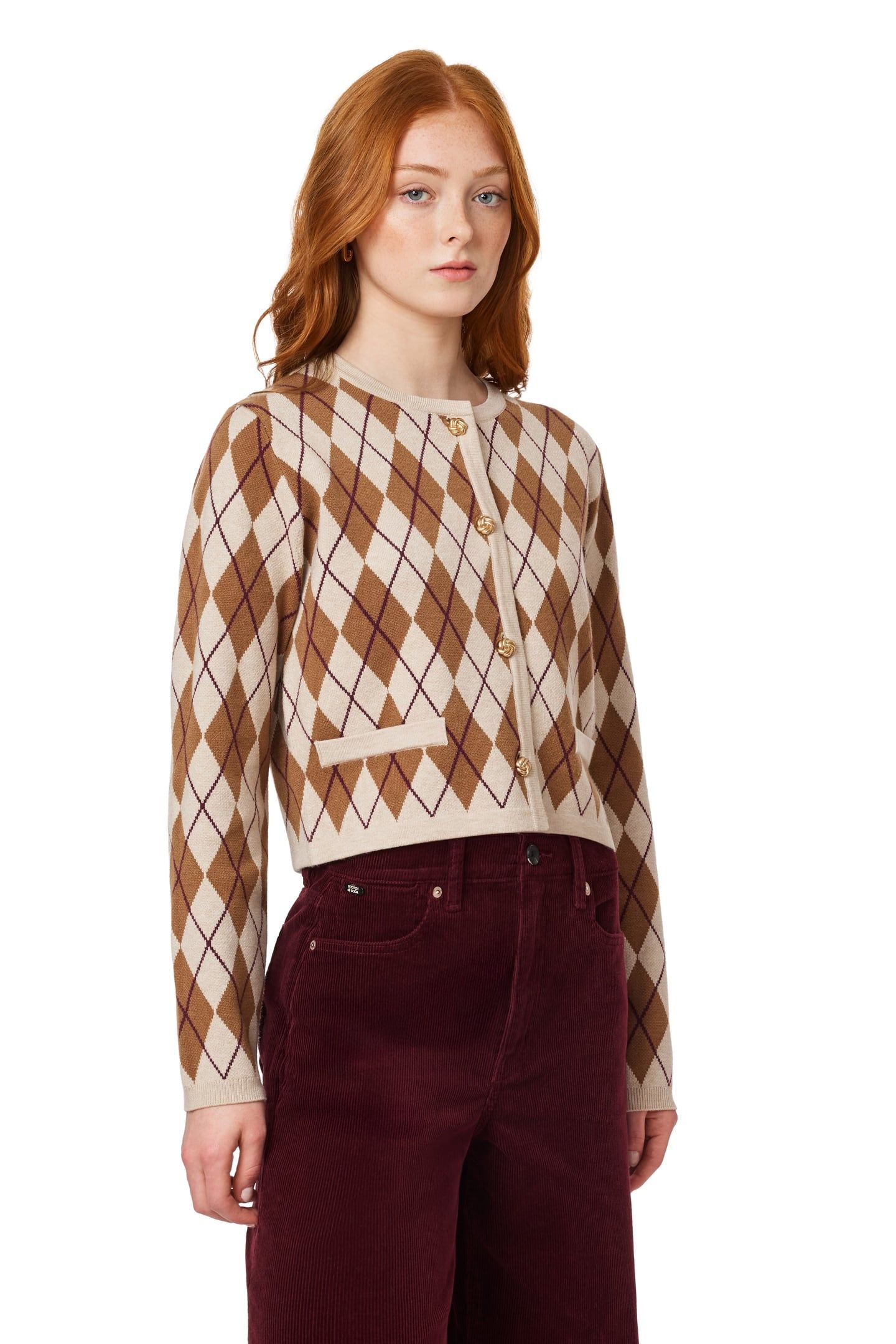 SWEATER OATMEAL HEATHER/FOT TROT 6