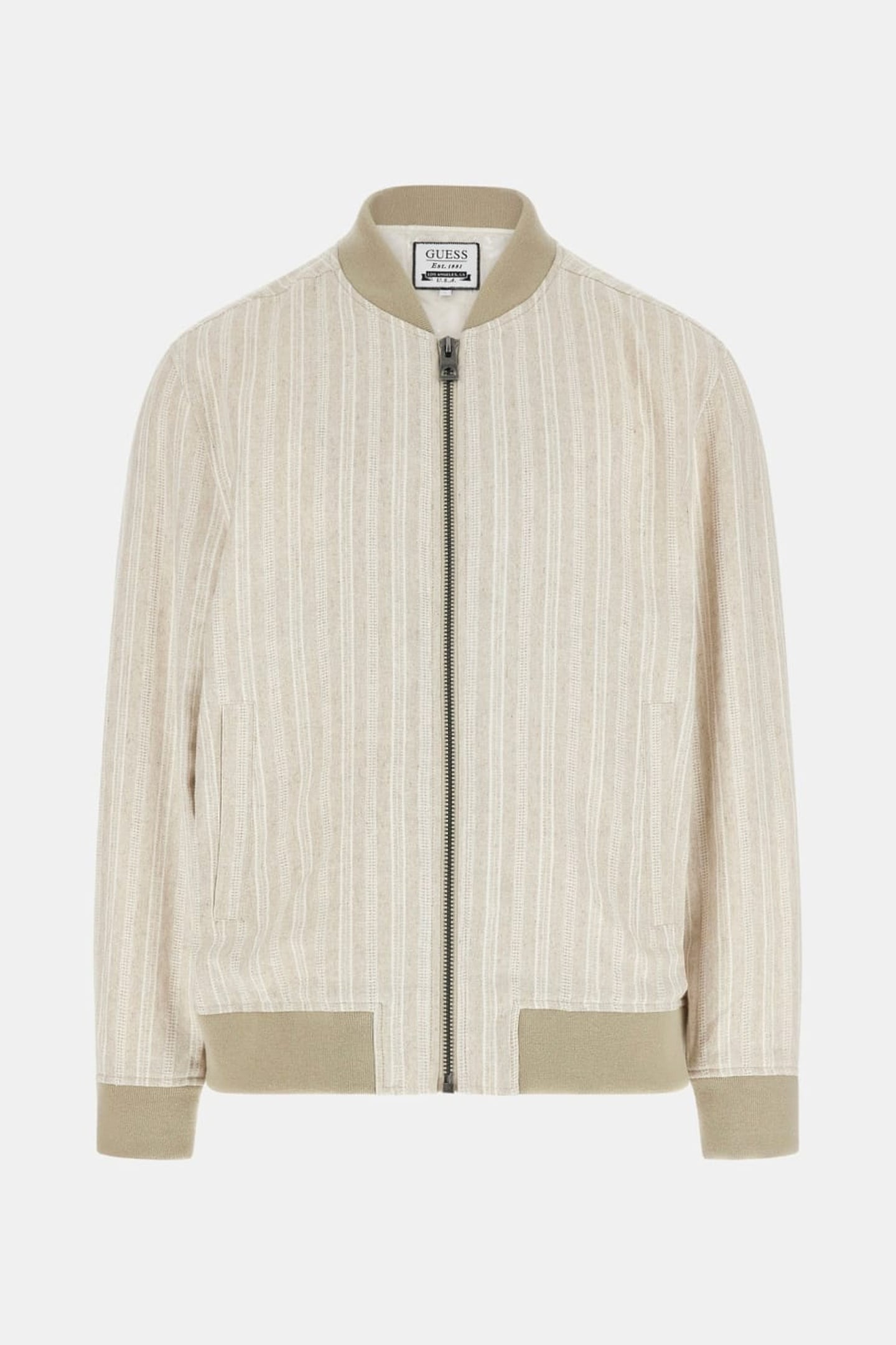 FLETCHER LINEN STRIP QUICKSAND MULTI 4