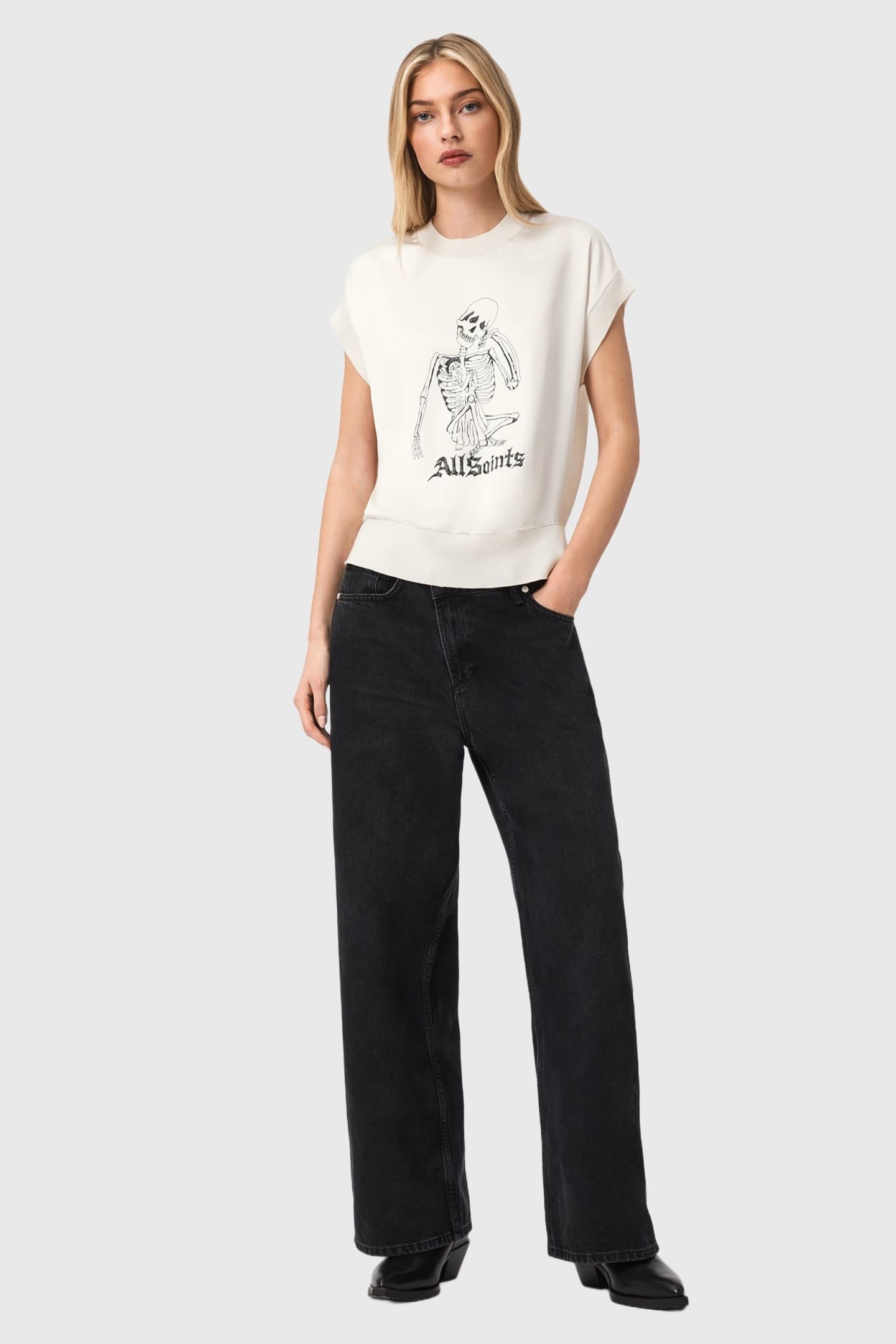 TERRA KNIT TEE CHALK WHITE 1