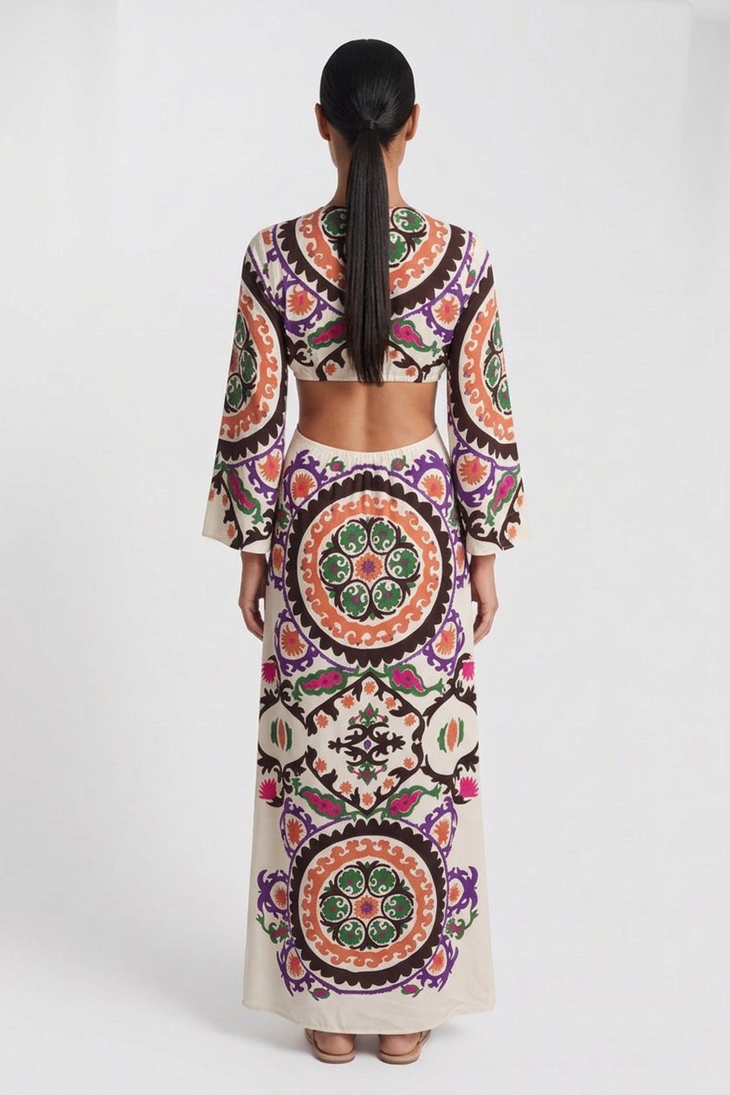 LONG DRESS ECRU 2
