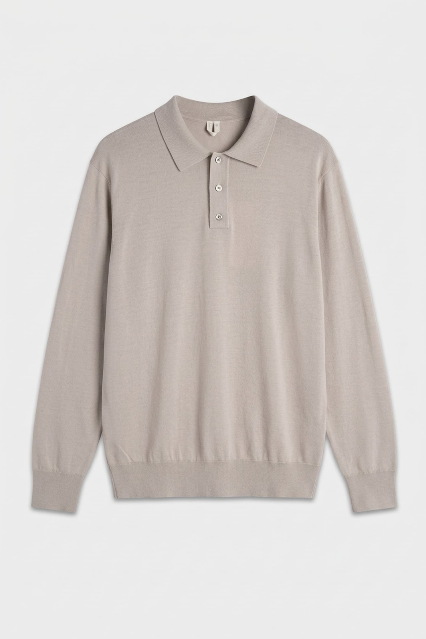 SANDER MERINO POLO BEIGE 3