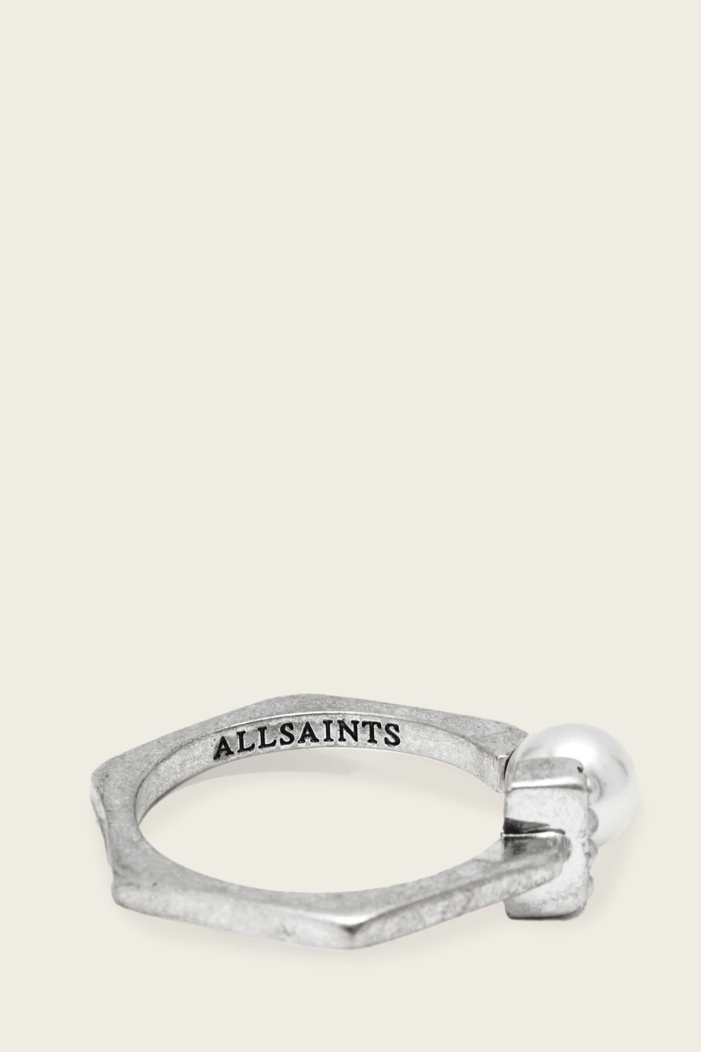 NELLIE RING WARM SILVER 4