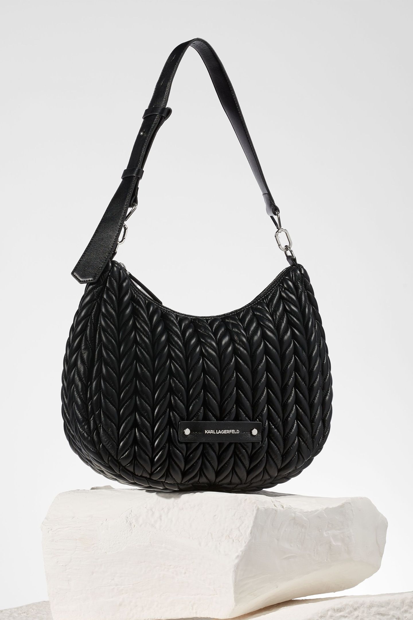 K/WEAVE HOBO BLACK-NICKEL 3