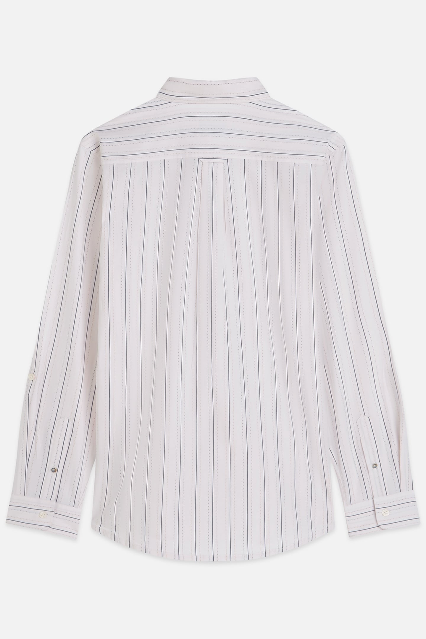 YARNDYED DOBBY REGULARFIT SHIRT WHITE TRADITIONAL 5