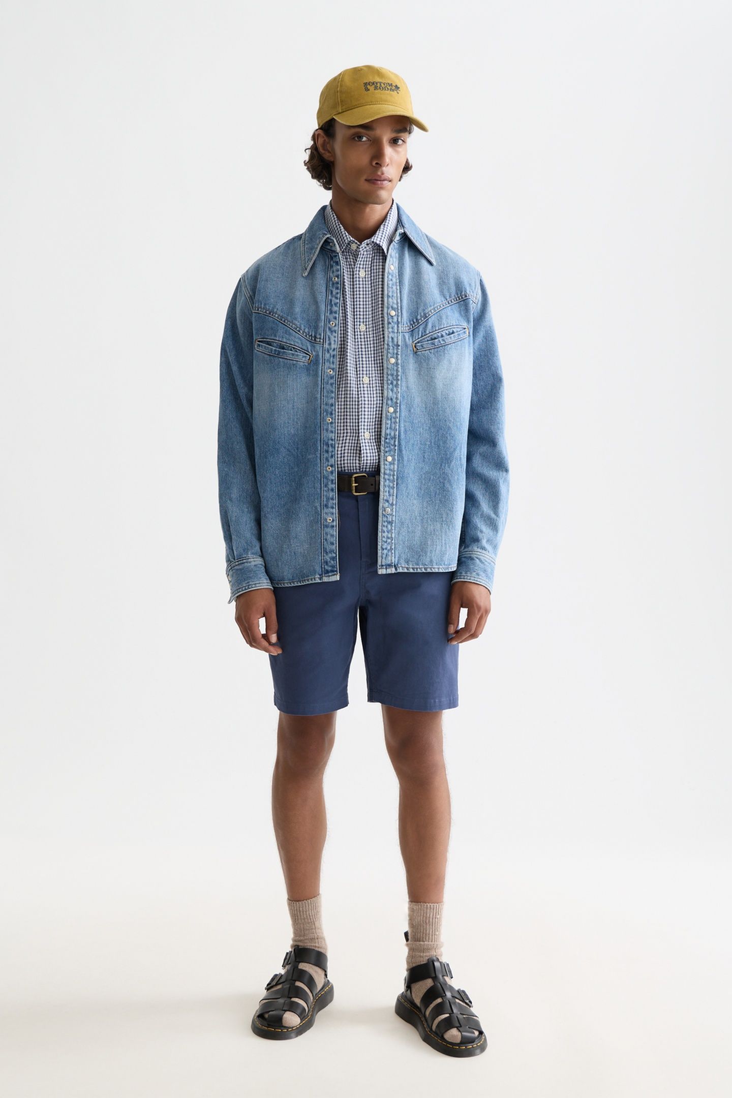SEASONAL CORE STUART COTTON TWILL REGULAR-FIT SHORTS NAVY 3