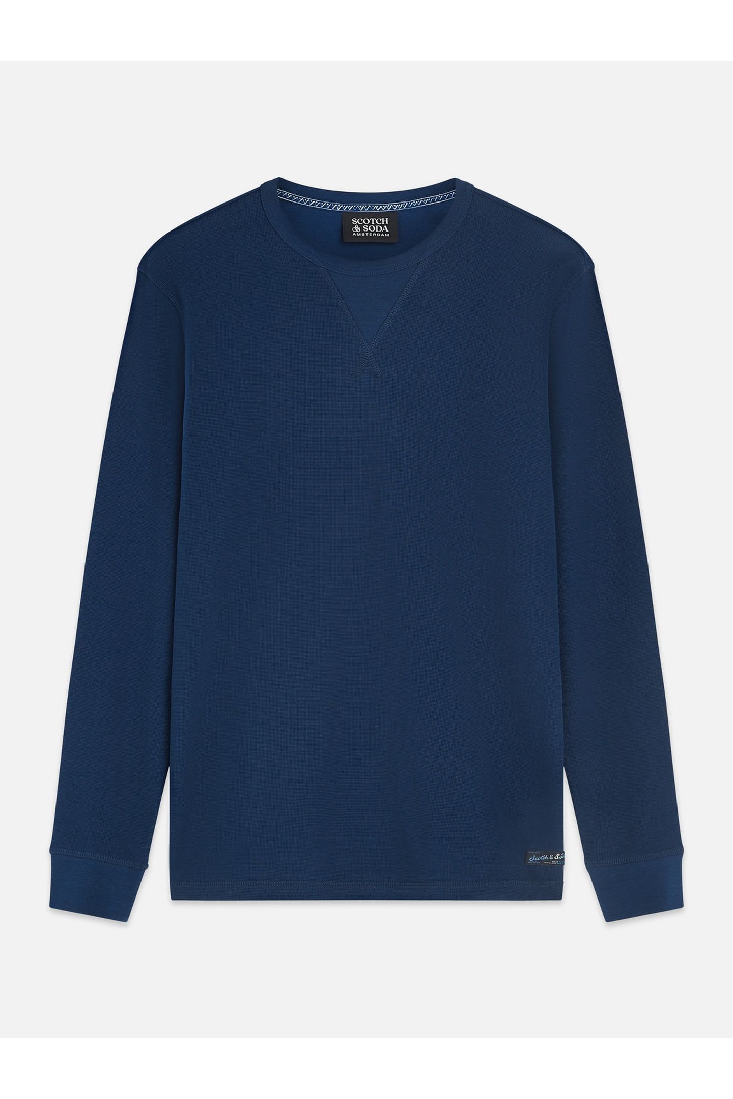 WAFFLE REGULARFIT LONGSLEEVED TSHIRT NAVY 1