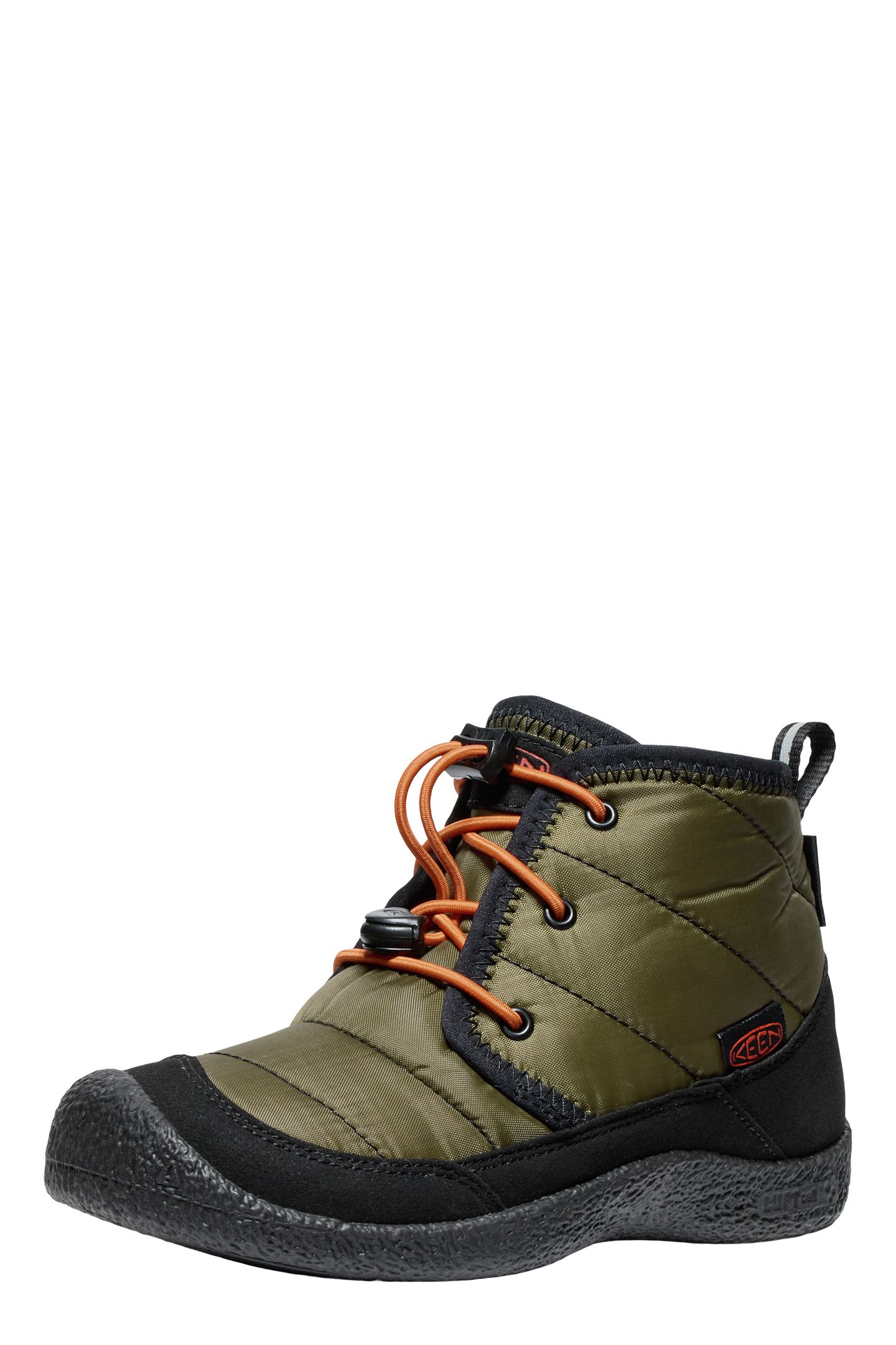 HOWSER II CHUKKA WP-Y DARK OLIVE/GOLD FLAME 4