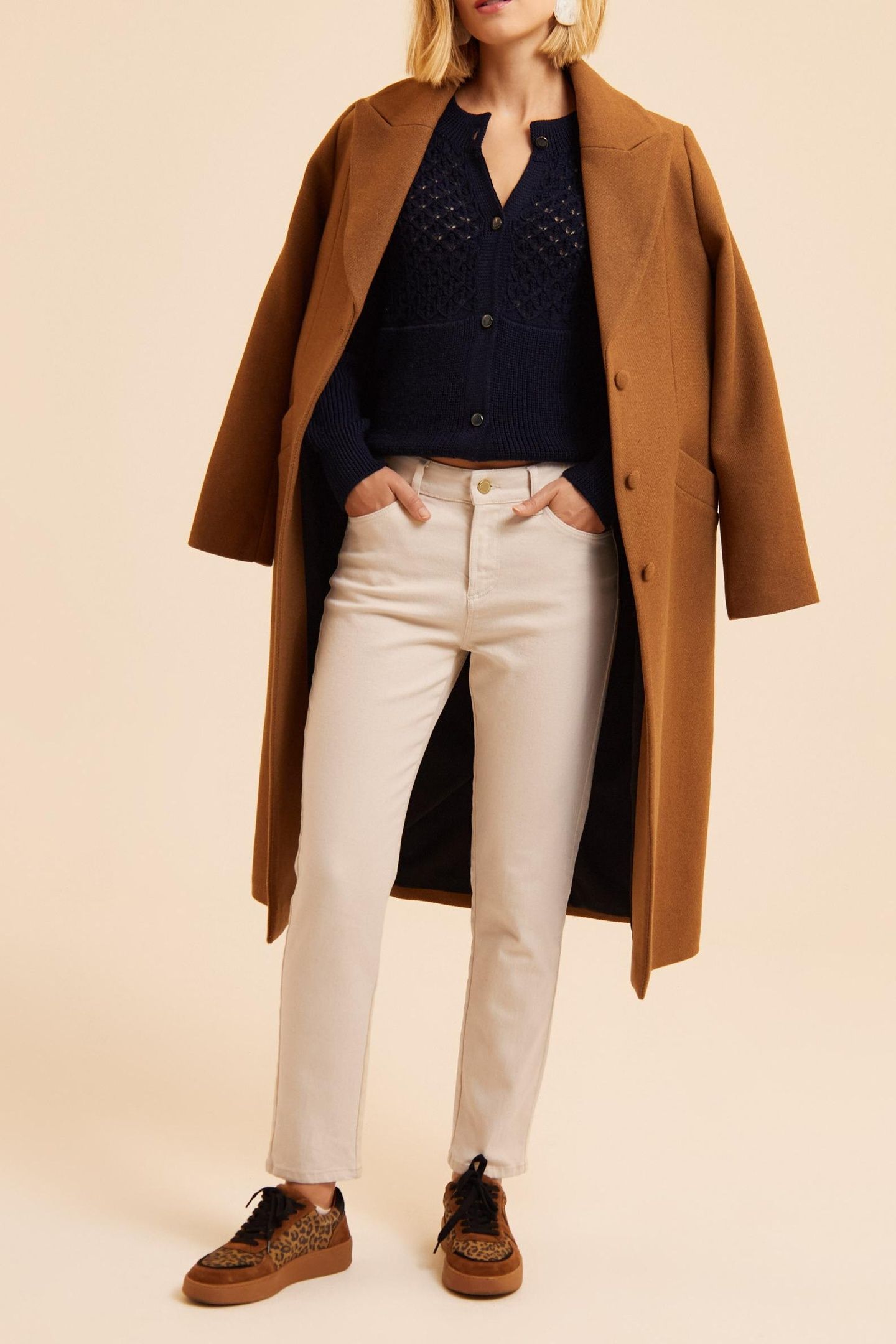 ECRU STRAIGHT JEANS ELISE 5