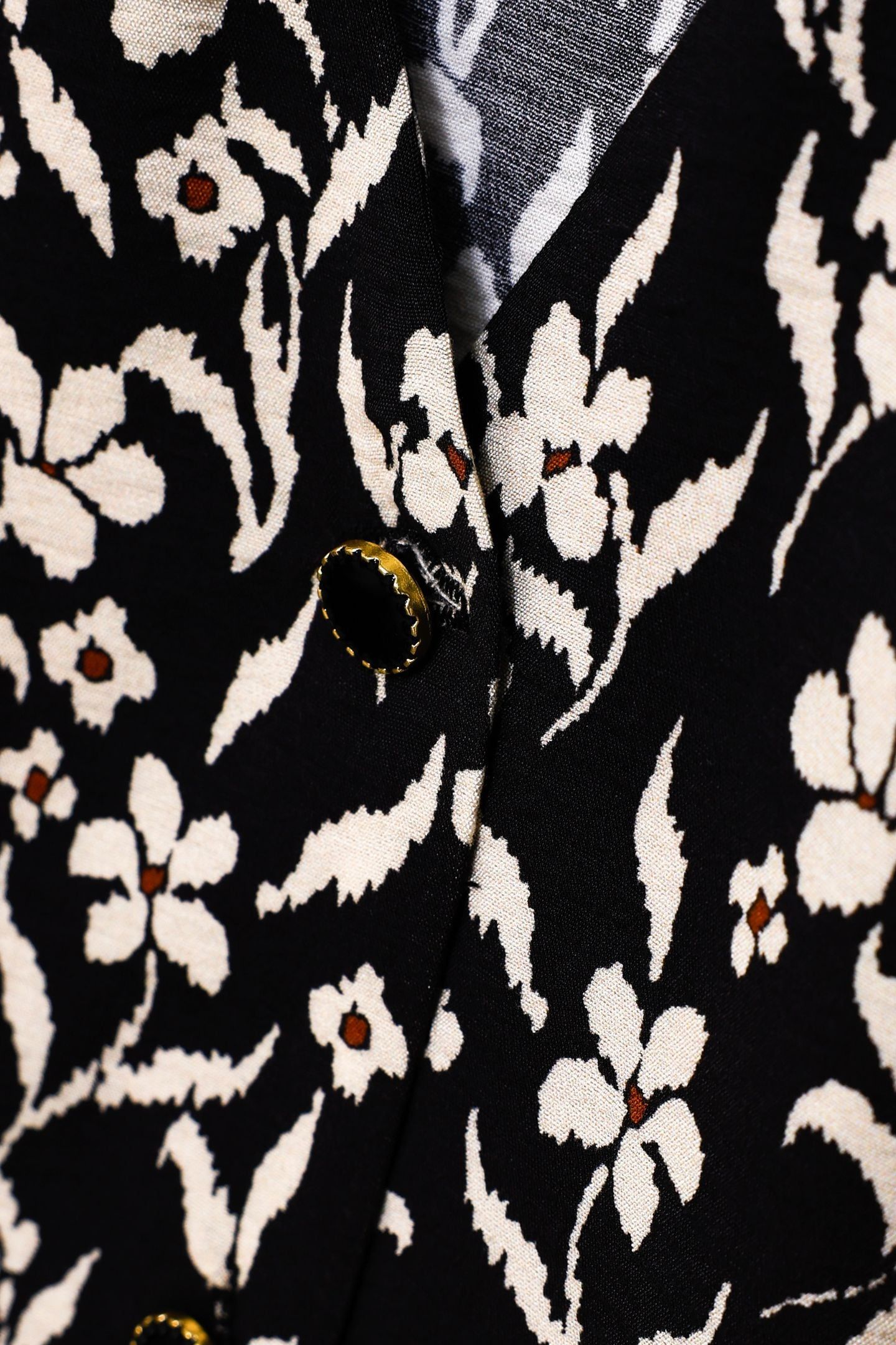 BLACK DRESS WITH ORCHID PRINT 8