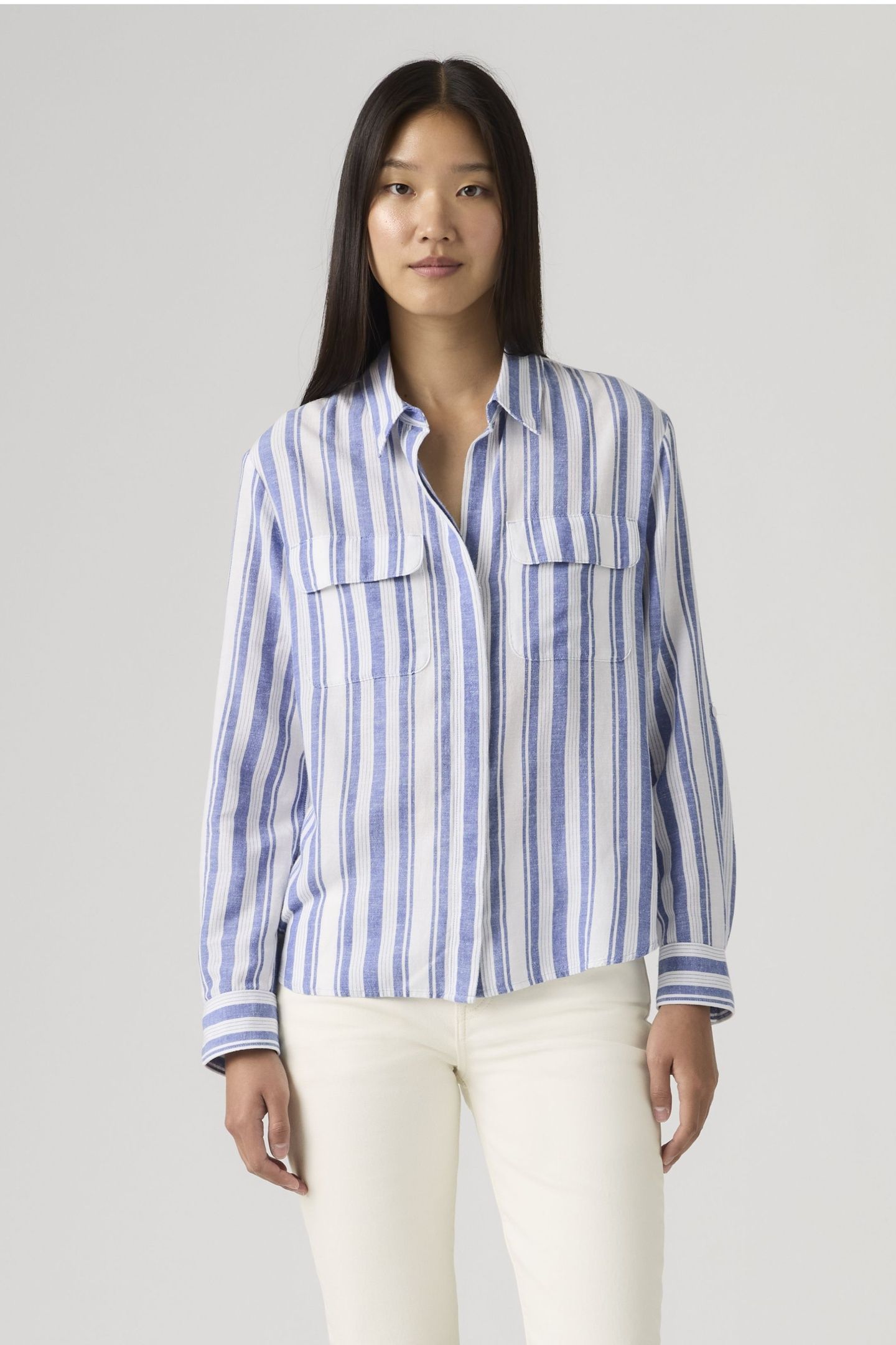 ELAINE UTILITY LINEN SHIRT 2