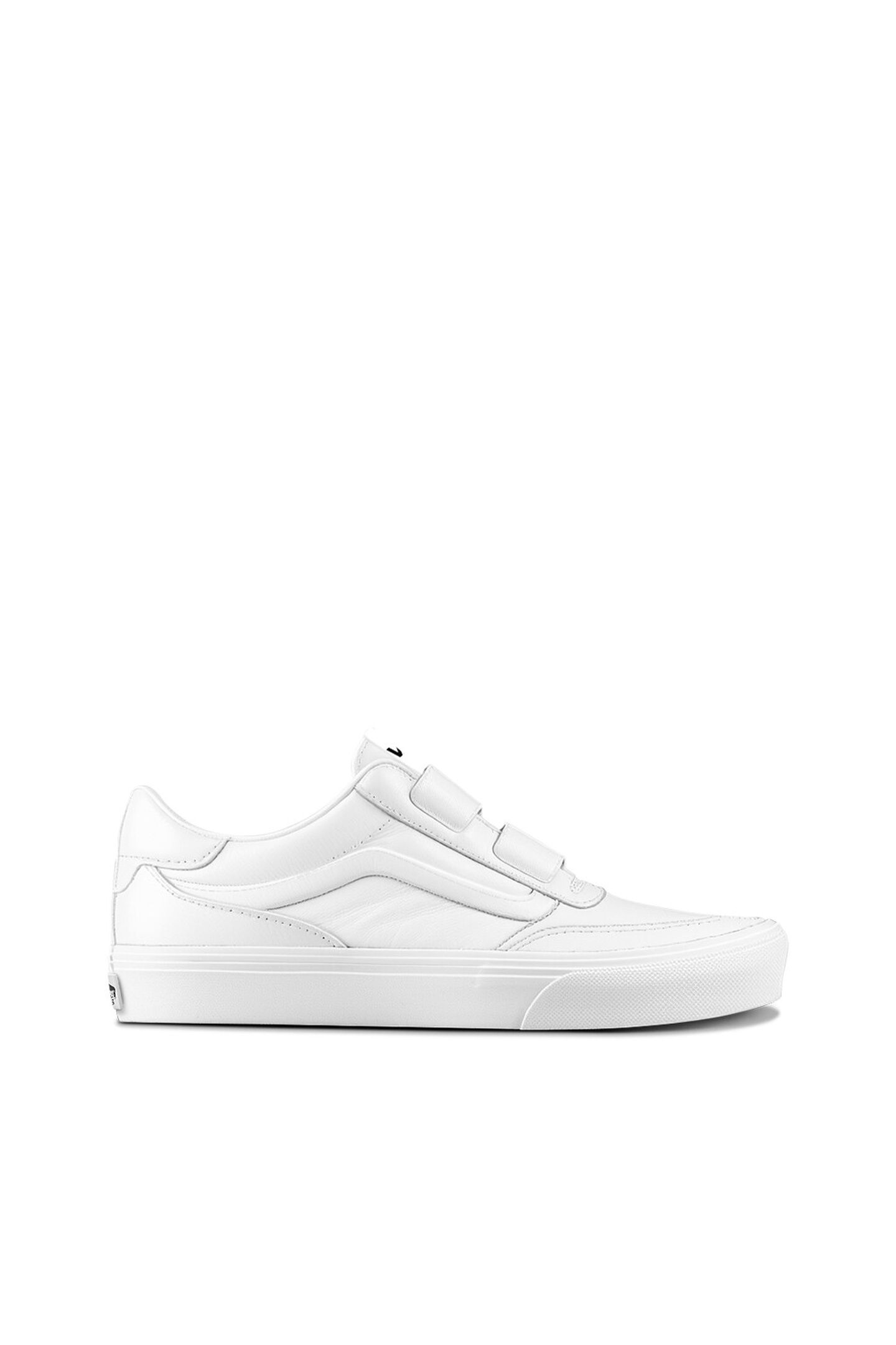 YOUTH UNISEX BROOKLYN LS V LEATHER WHITE/WHITE 1
