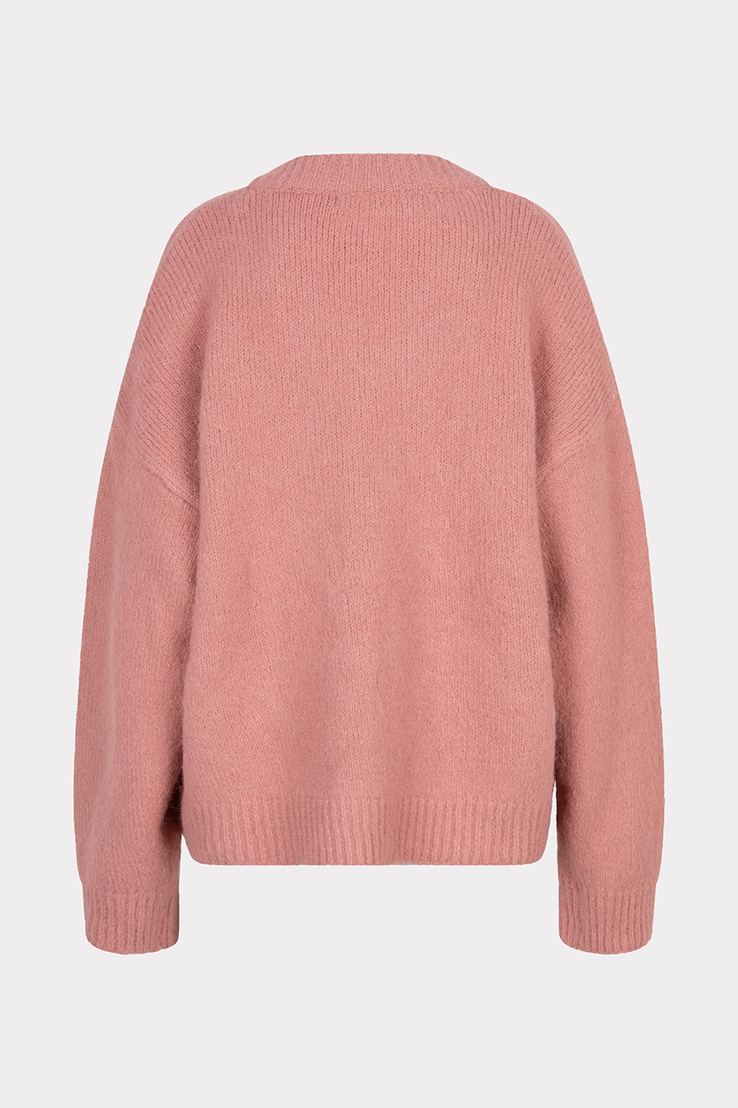 SWEATER V-NECK BROOCH GUAVA 5