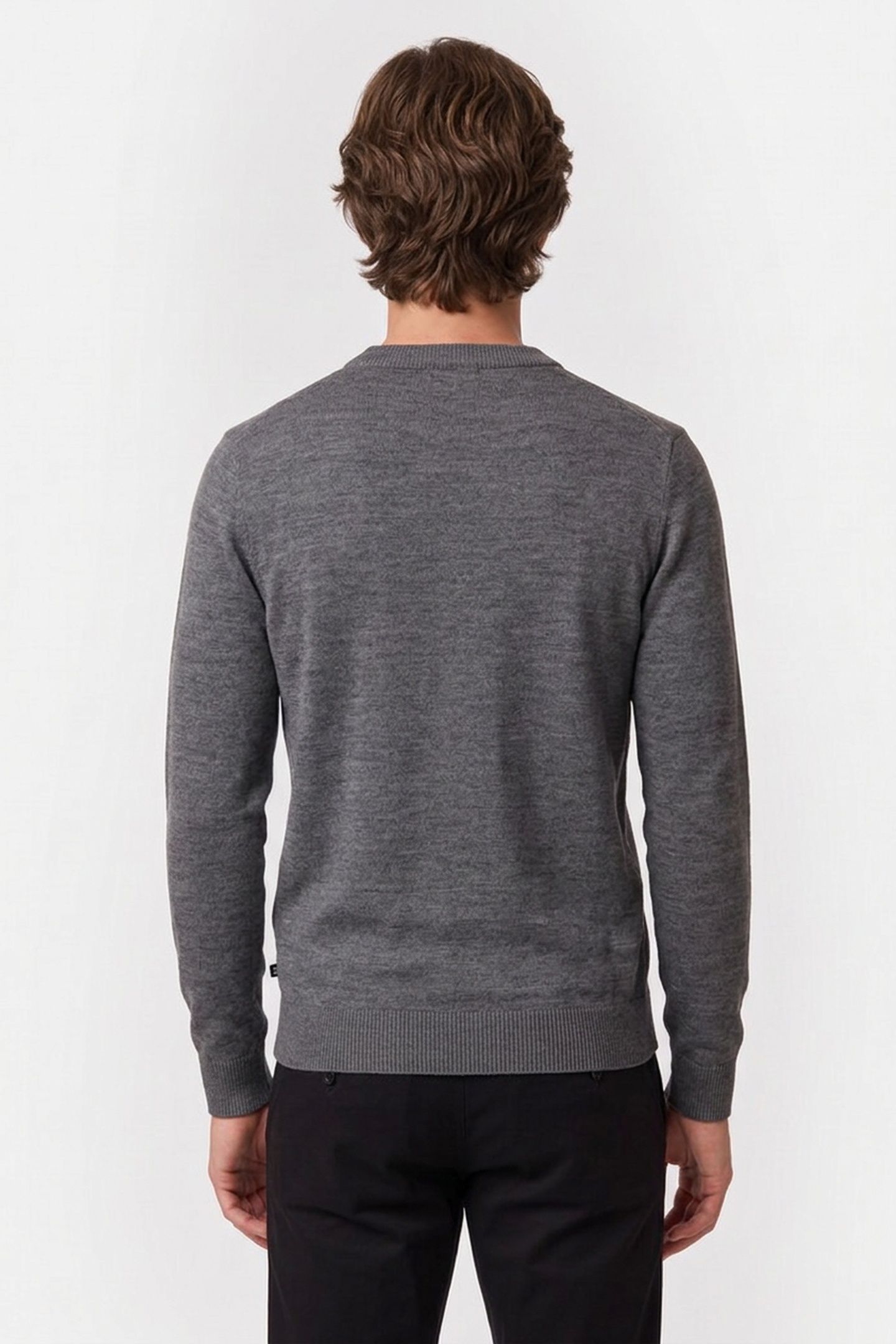 OKNIT KNITWEAR GREY MELANGE 2