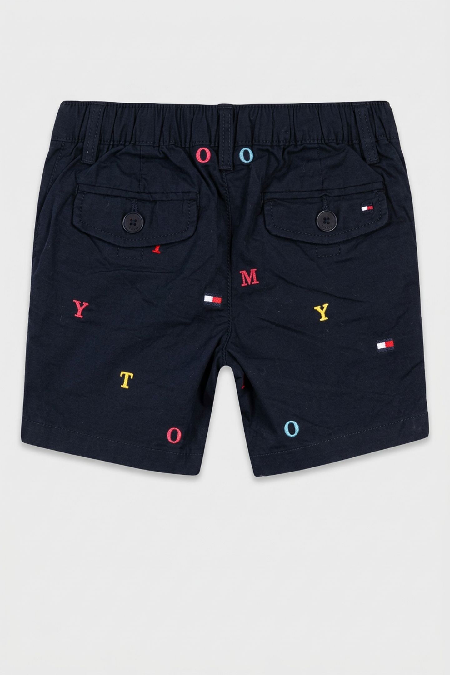 BOYS TMMY EMBR SHORTS DESERT SKY 3
