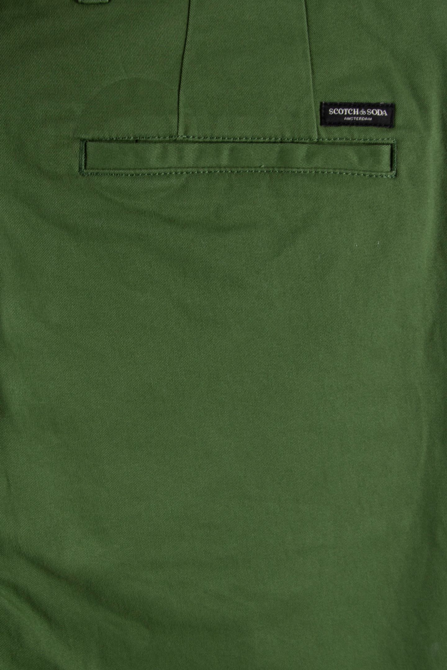 SEASONAL CORE STUART COTTONBLEND TWILL CHINO DARK GREEN 5