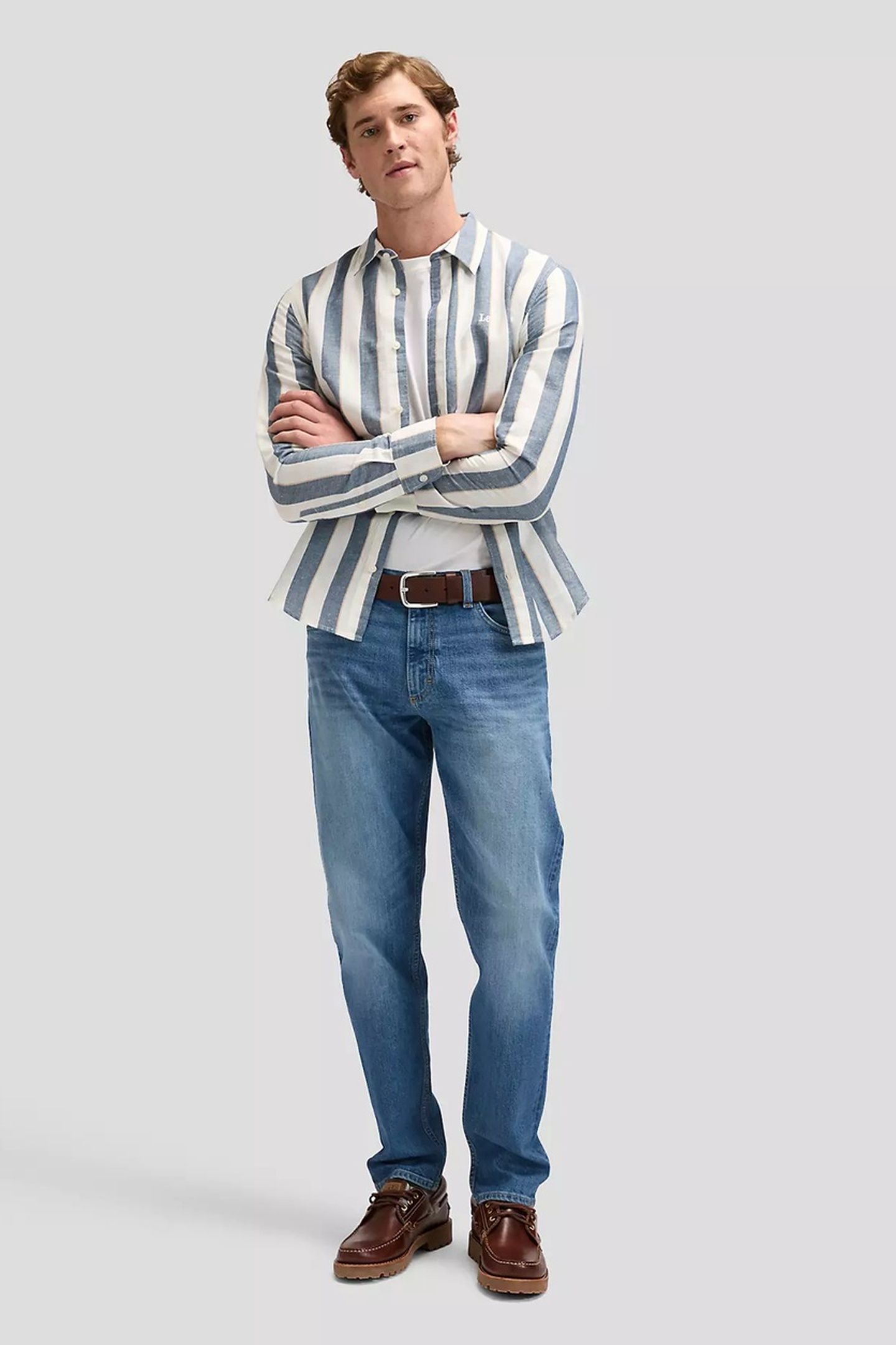DAVID BLUE FORCE REGULAR TAPERED JEANS DENIM BLUE 3